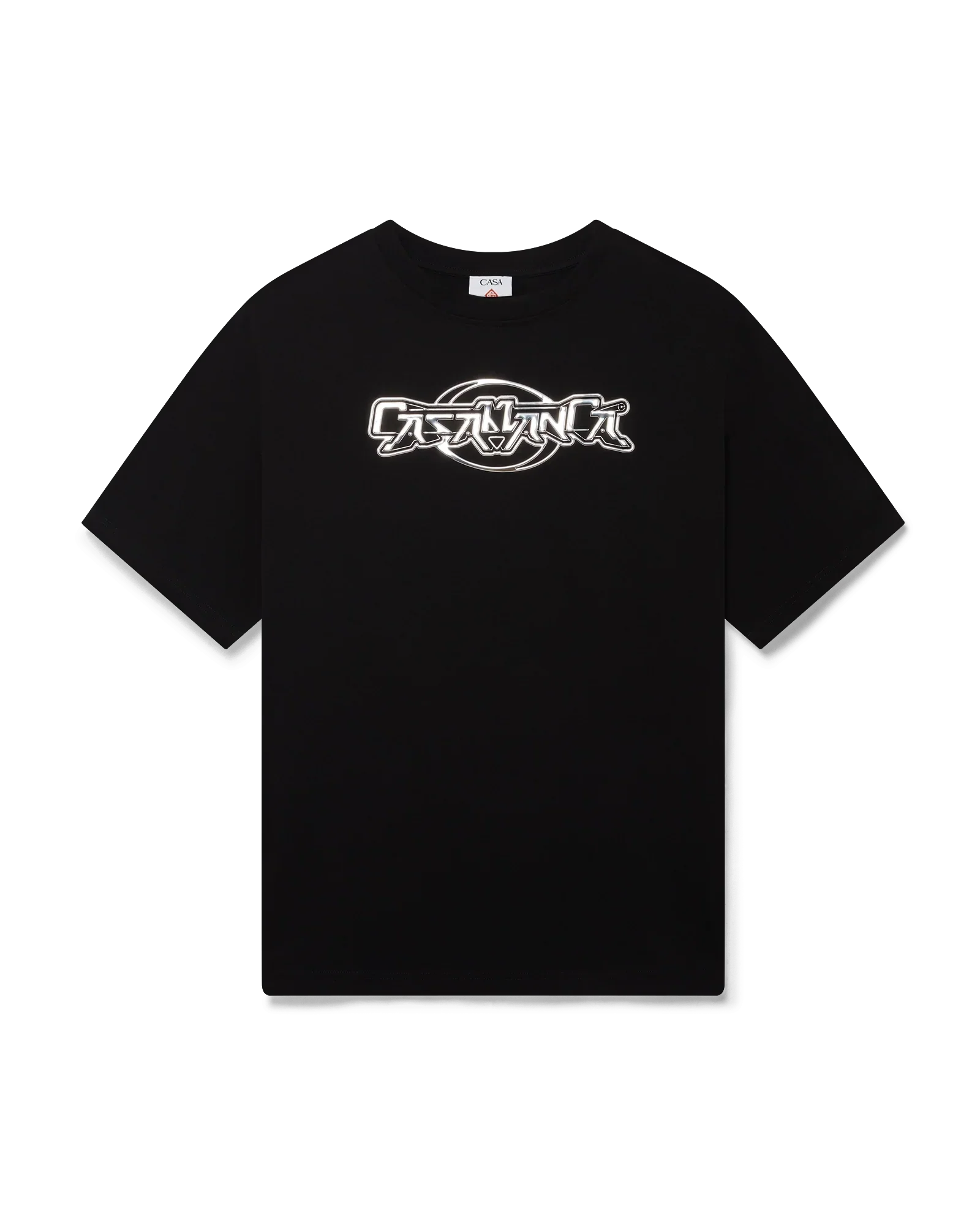 Casablanca Chrome Oversized Short Sleeve T-Shirt | Casablanca Paris | Image 1