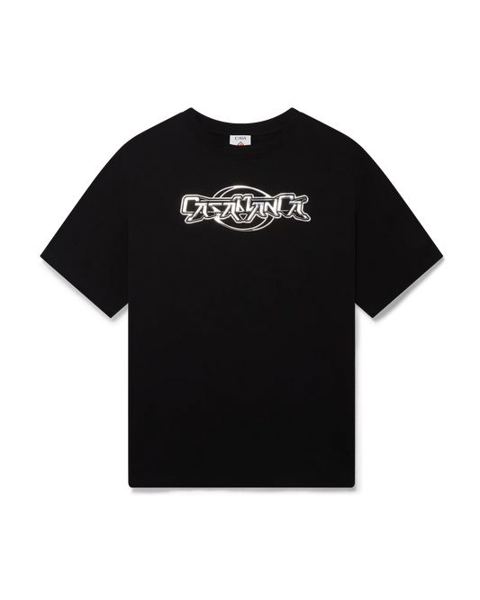 Casablanca Chrome Oversized Short Sleeve T-Shirt | Casablanca Paris | Image 1