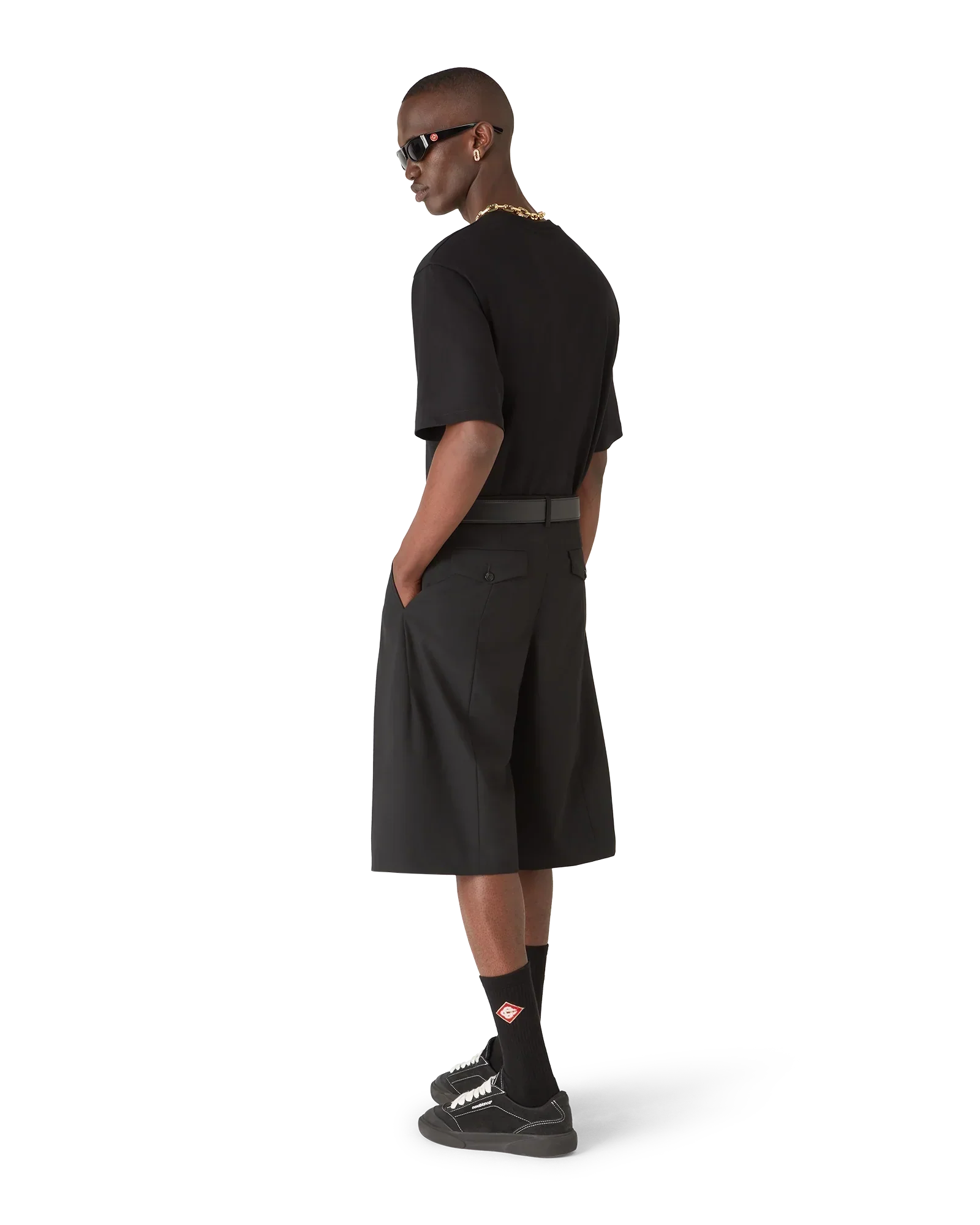 Casablanca Chrome Oversized Short Sleeve T-Shirt | Casablanca Paris | Image 3