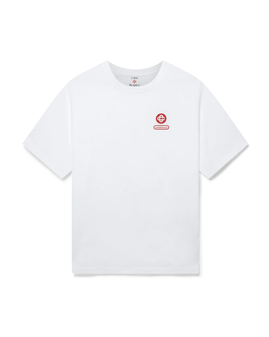 Logo Patch Short Sleeve T-Shirt | Casablanca Paris | Image 1