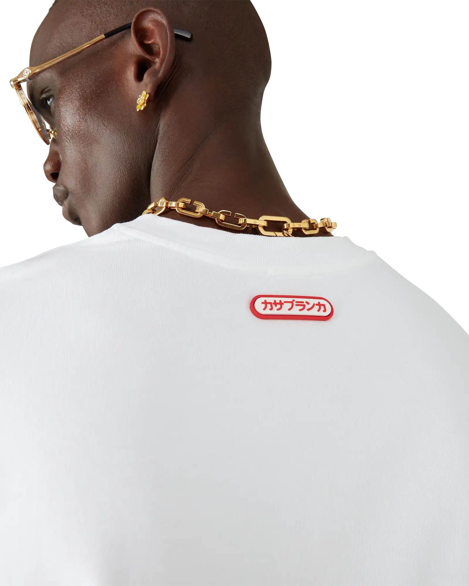 Logo Patch Short Sleeve T-Shirt | Casablanca Paris | Image 5