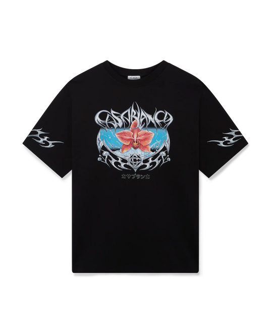 Blades Oversized Short Sleeve T-Shirt | Casablanca Paris | Image 1
