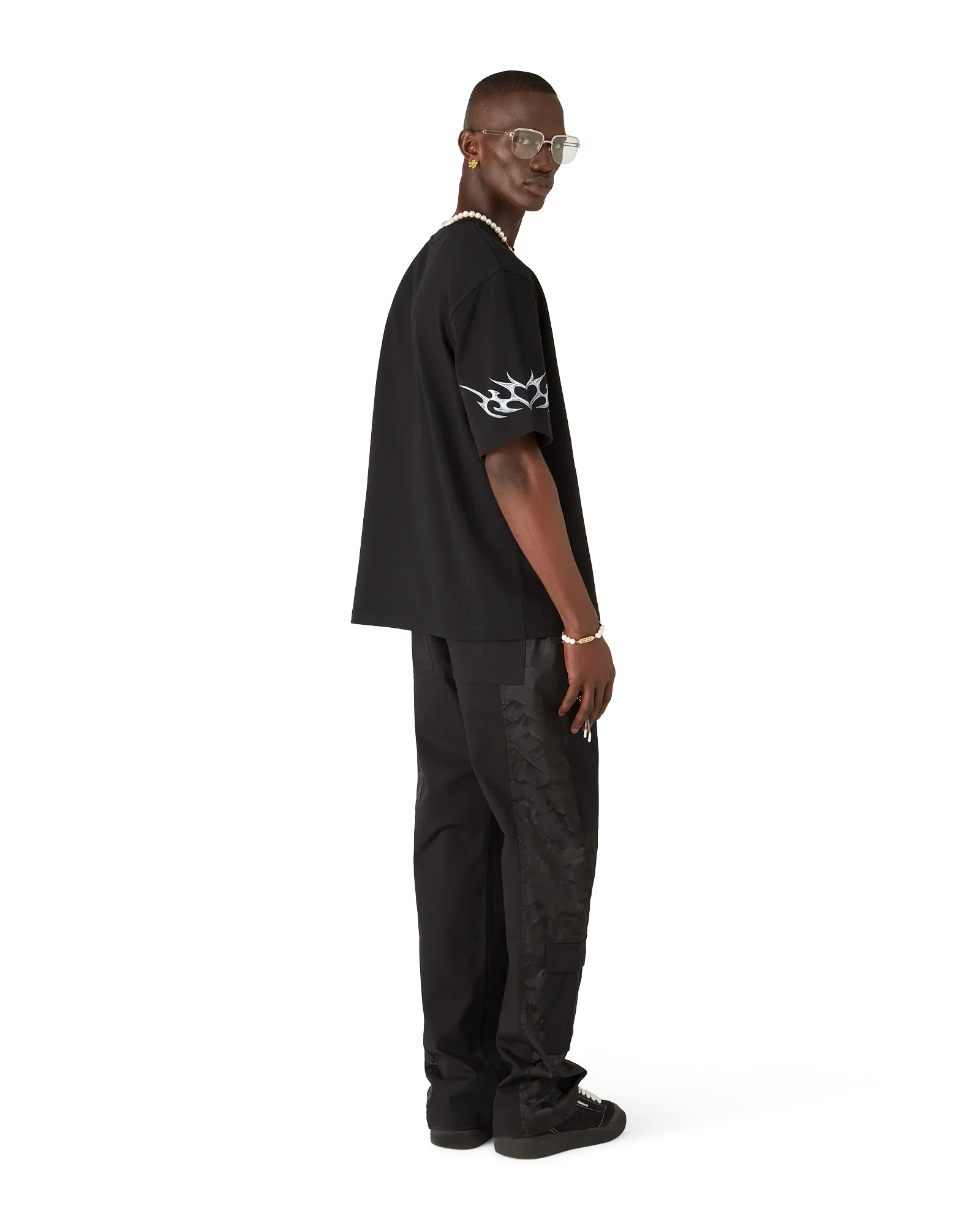 Blades Oversized Short Sleeve T-Shirt | Casablanca Paris | Image 3