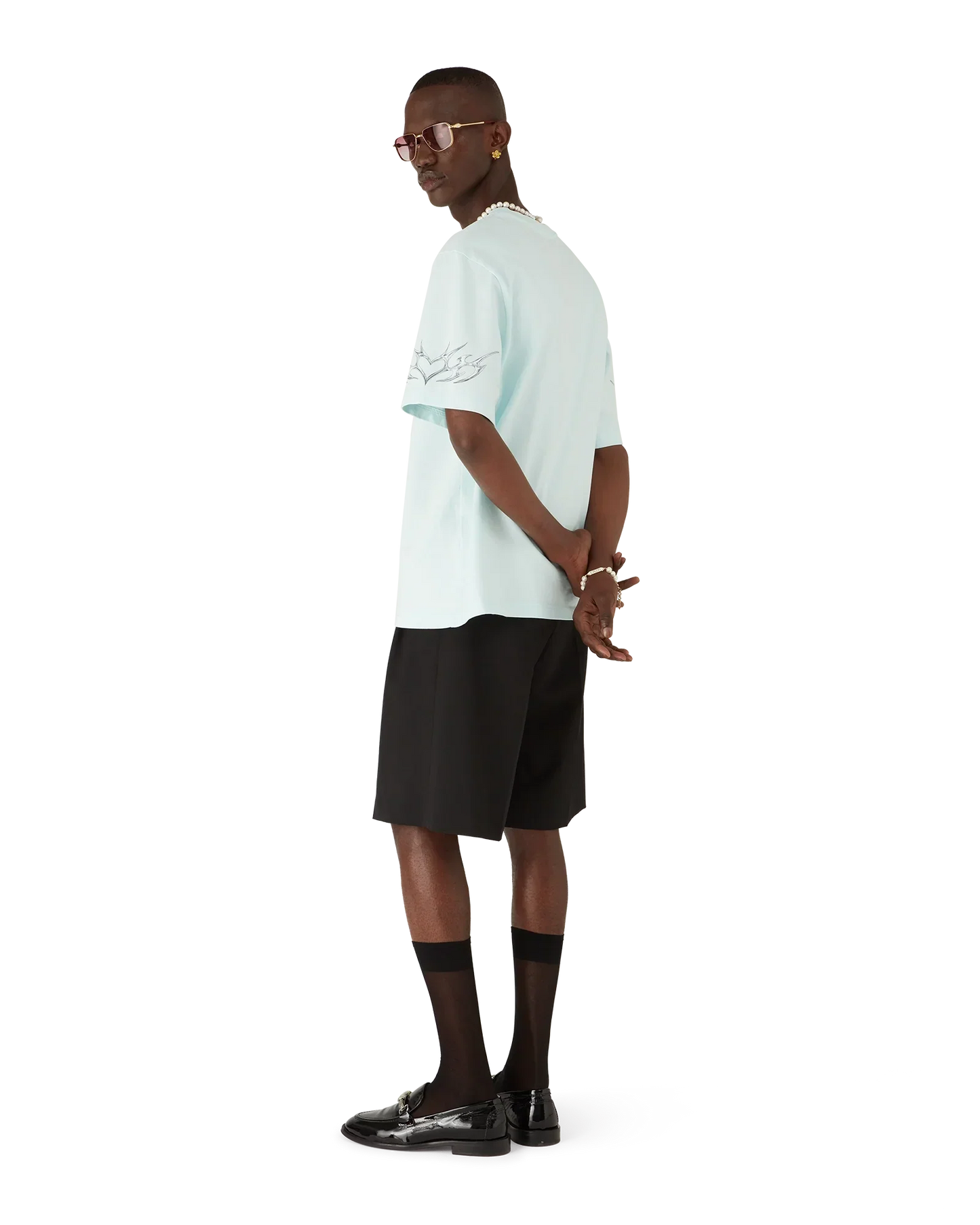 Blades Oversized Short Sleeve T-Shirt | Casablanca Paris | Image 3