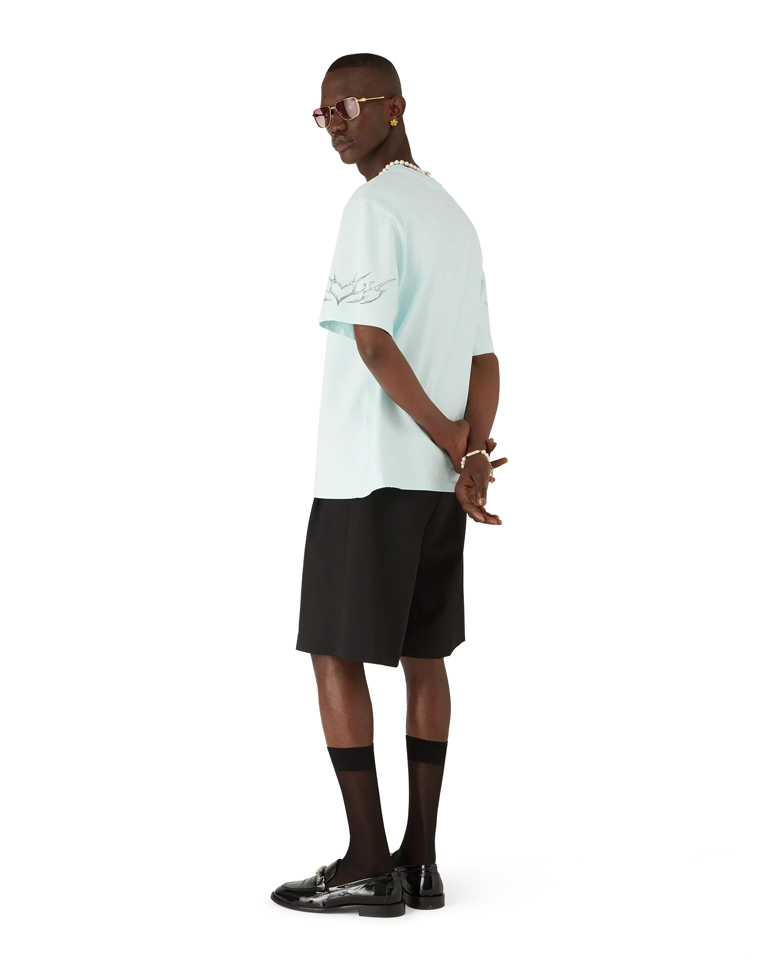 Blades Oversized Short Sleeve T-Shirt | Casablanca Paris | Image 3