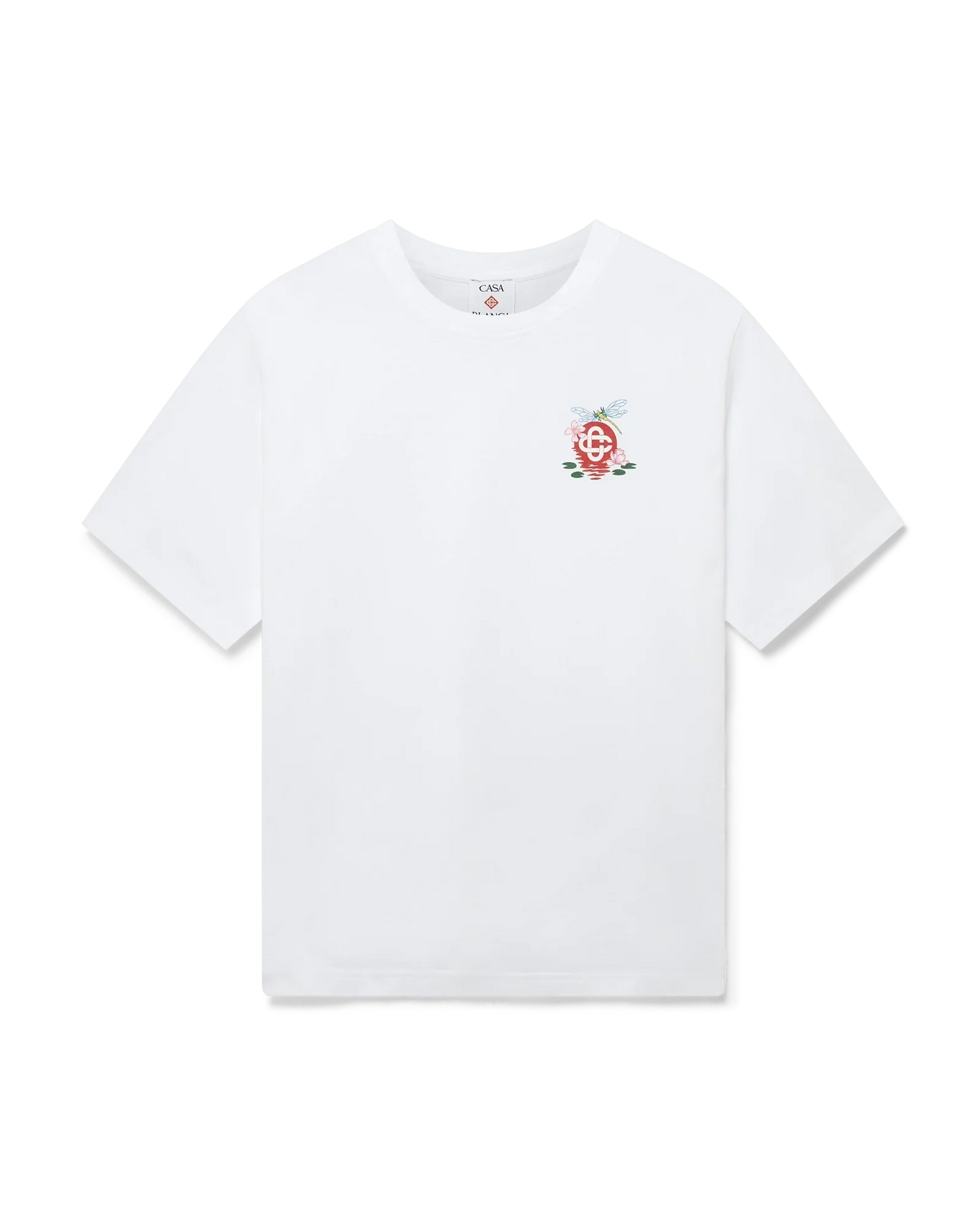 Dragonfly Floral Oversized Short Sleeve T-Shirt | Casablanca Paris | Image 1