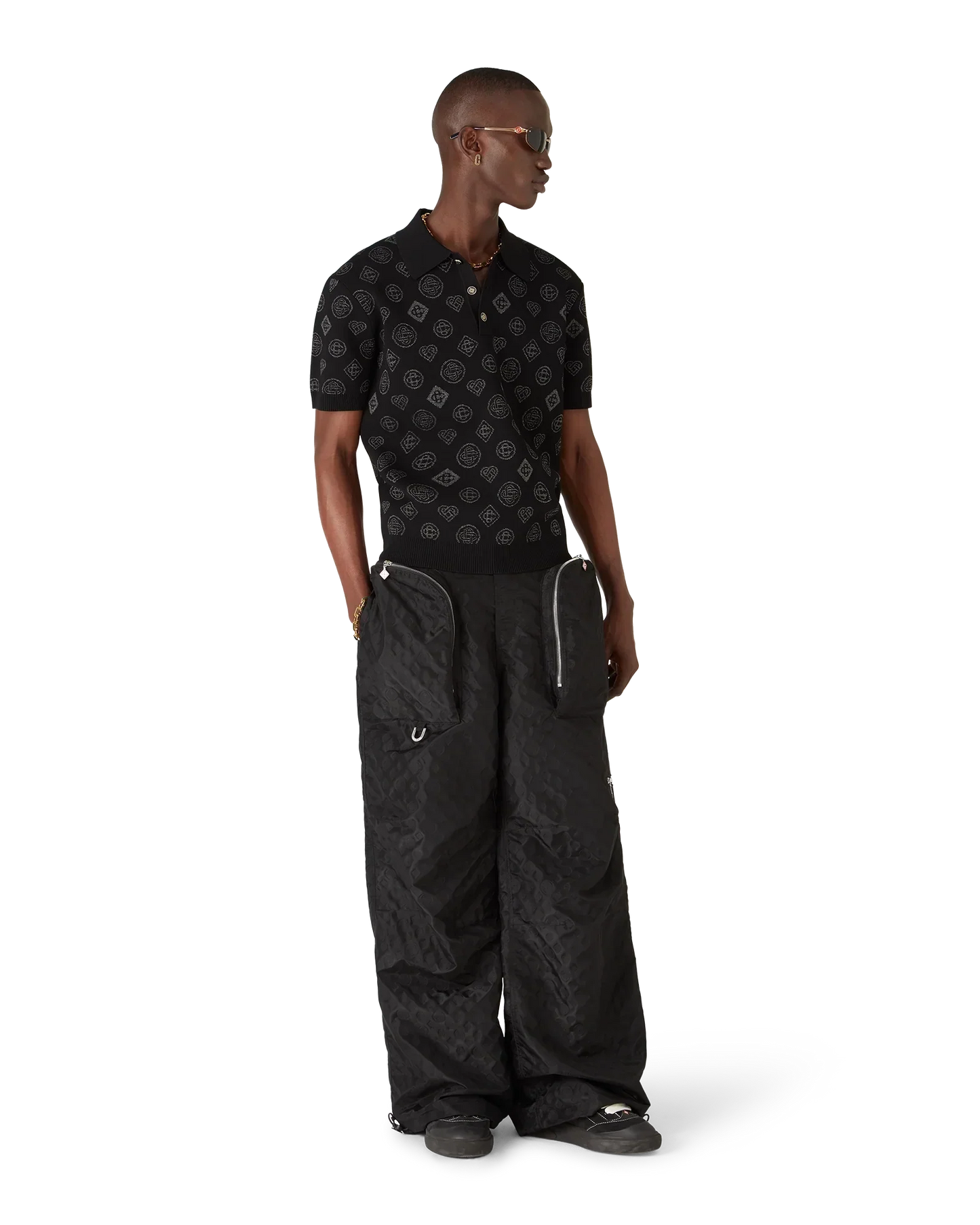 Monogram Jacquard Polo | Casablanca Paris | Image 2