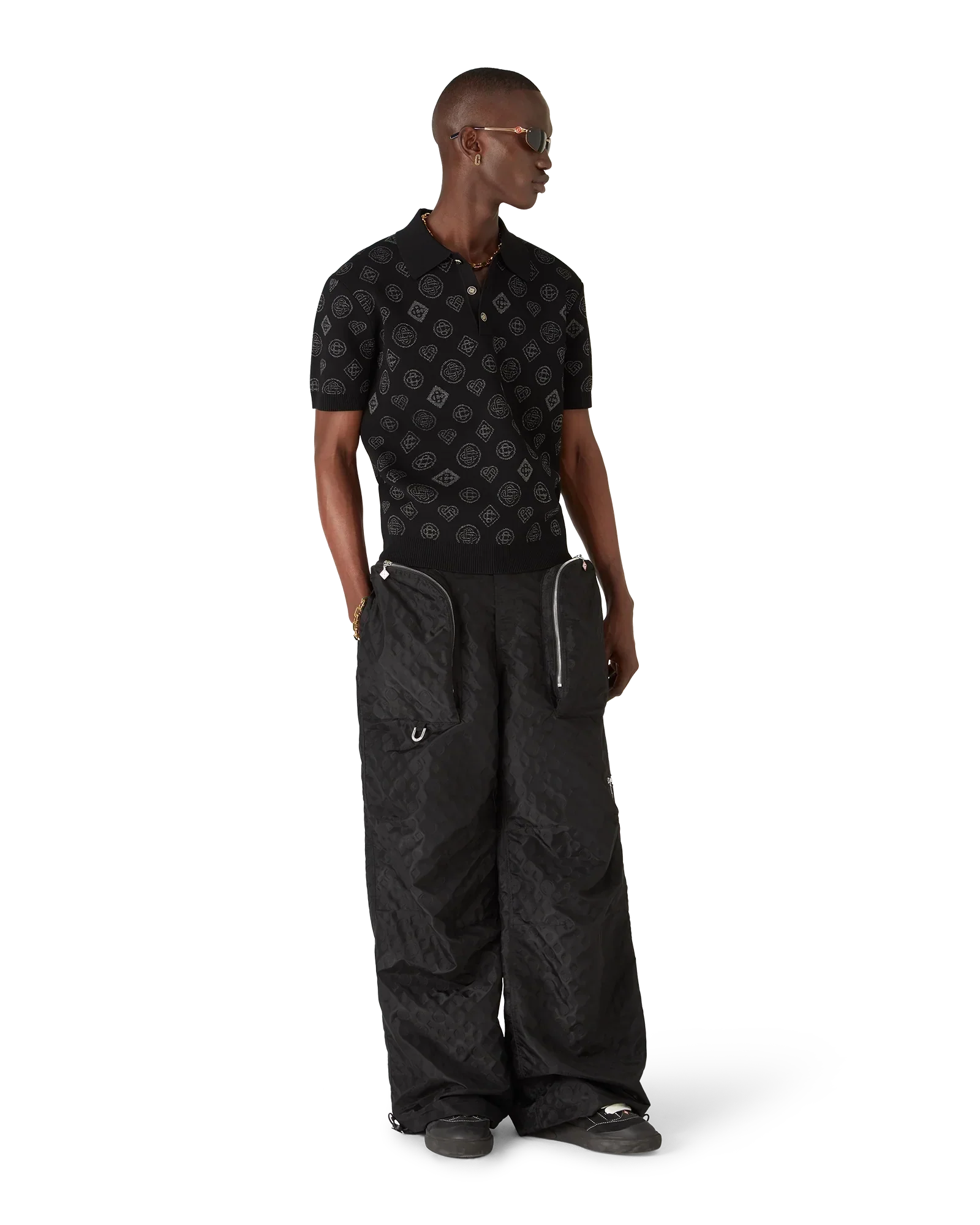 Monogram Jacquard Polo | Casablanca Paris | Image 2