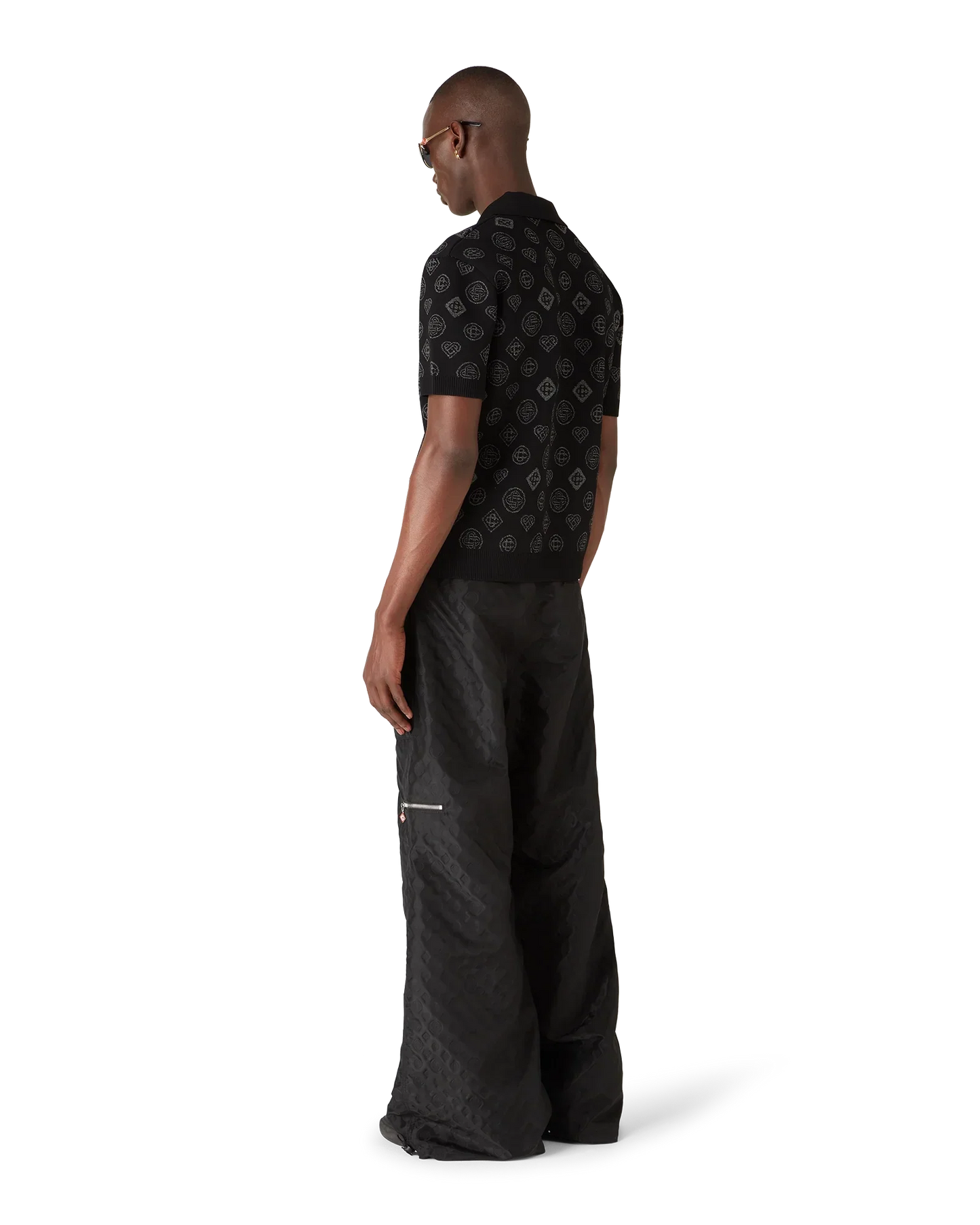 Monogram Jacquard Polo | Casablanca Paris | Image 3