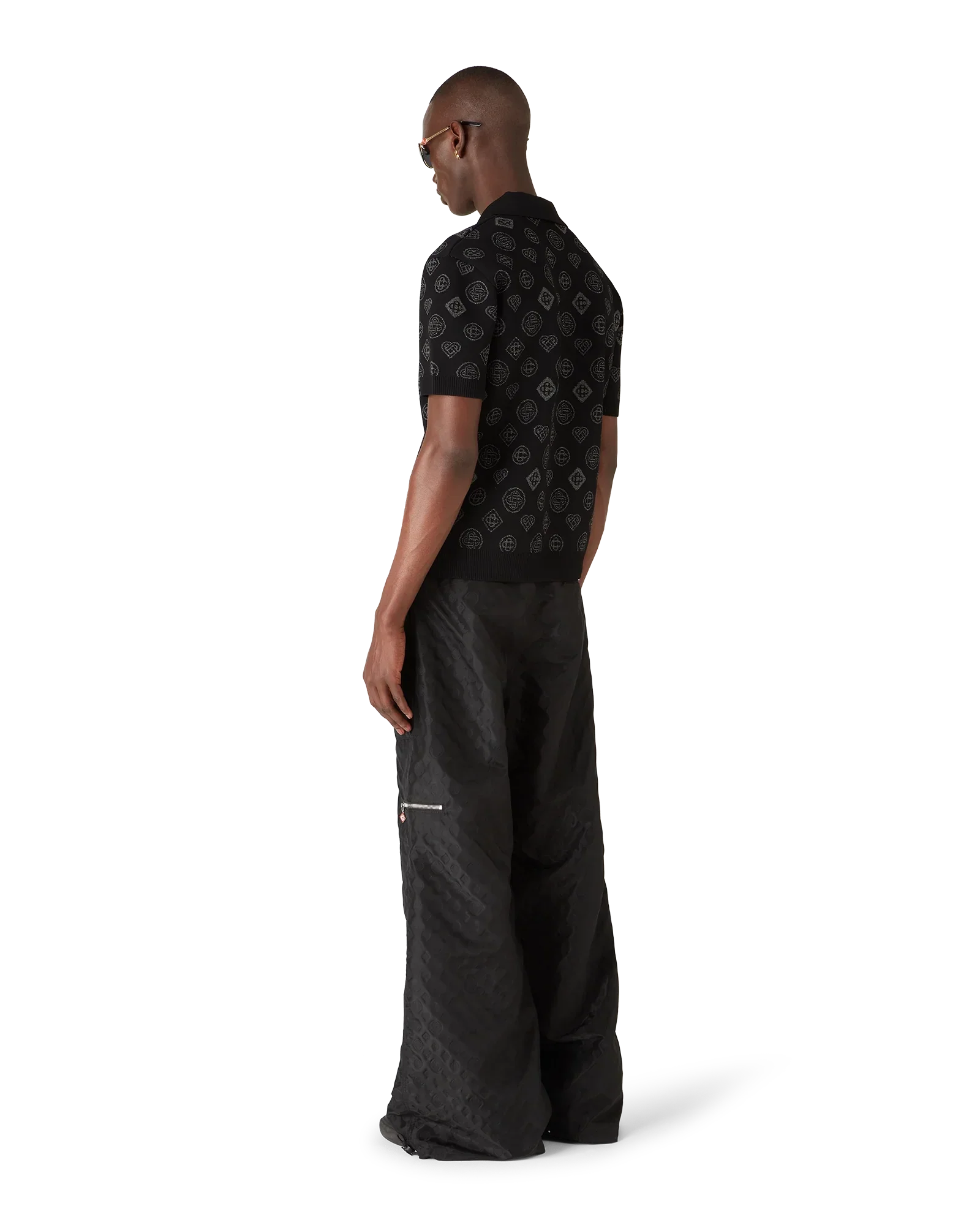 Monogram Jacquard Polo | Casablanca Paris | Image 3
