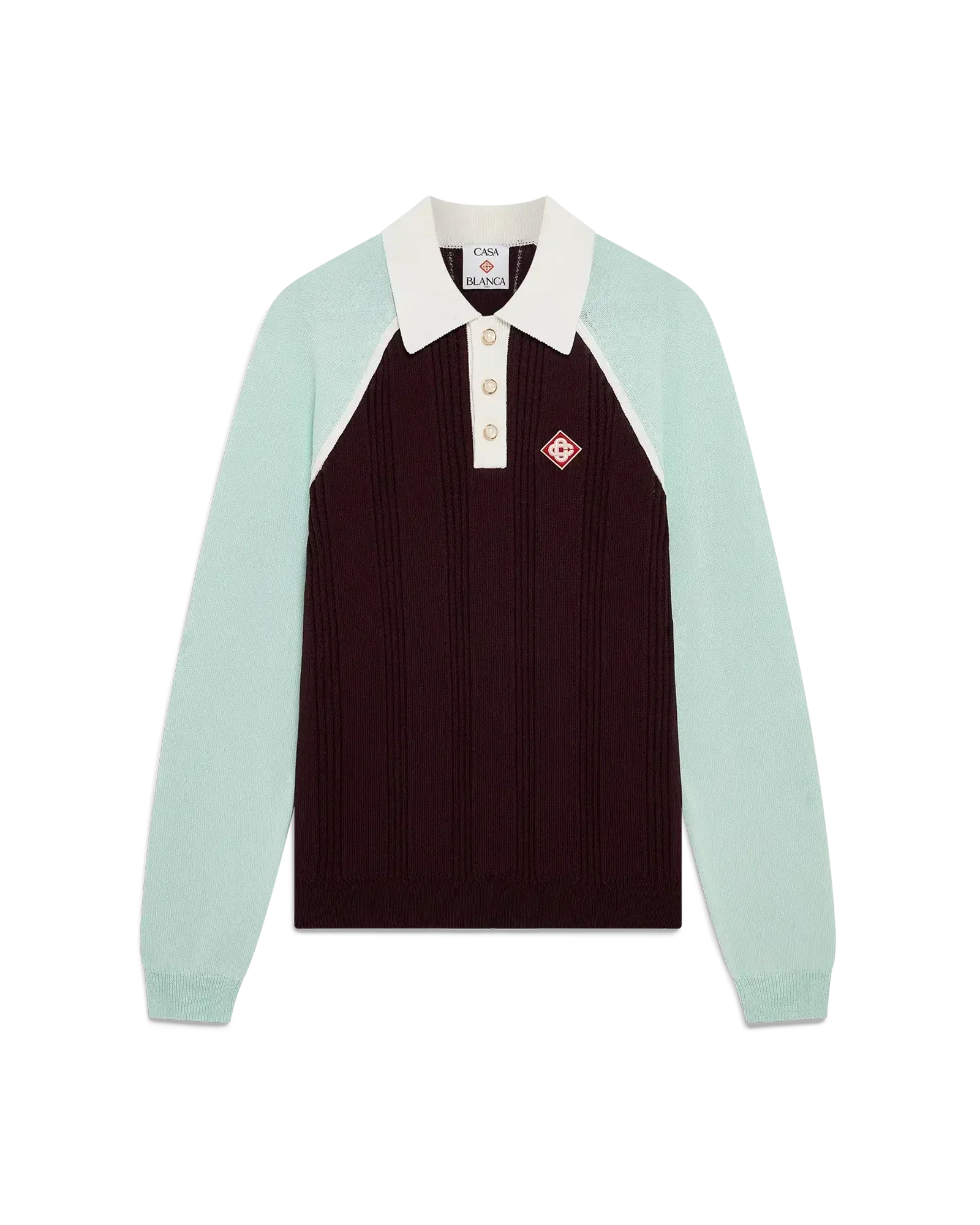 Tennis Long Sleeve Polo | Casablanca Paris | Image 1