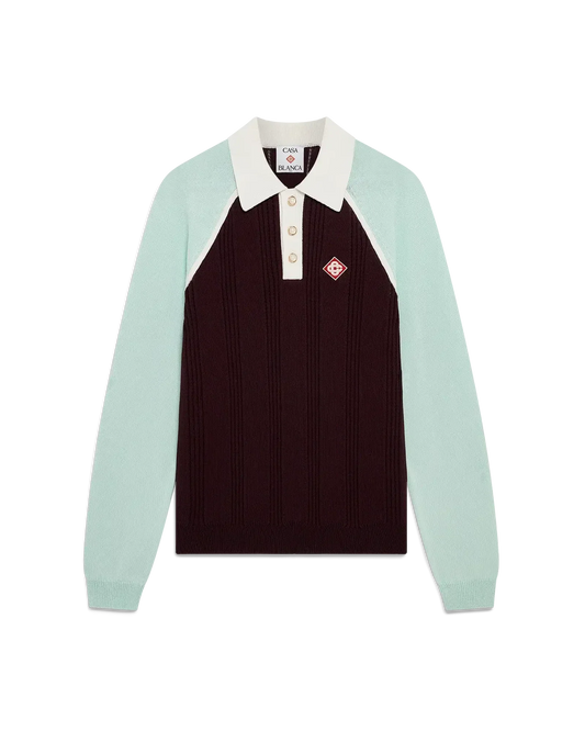 Tennis Long Sleeve Polo | Casablanca Paris | Image 1