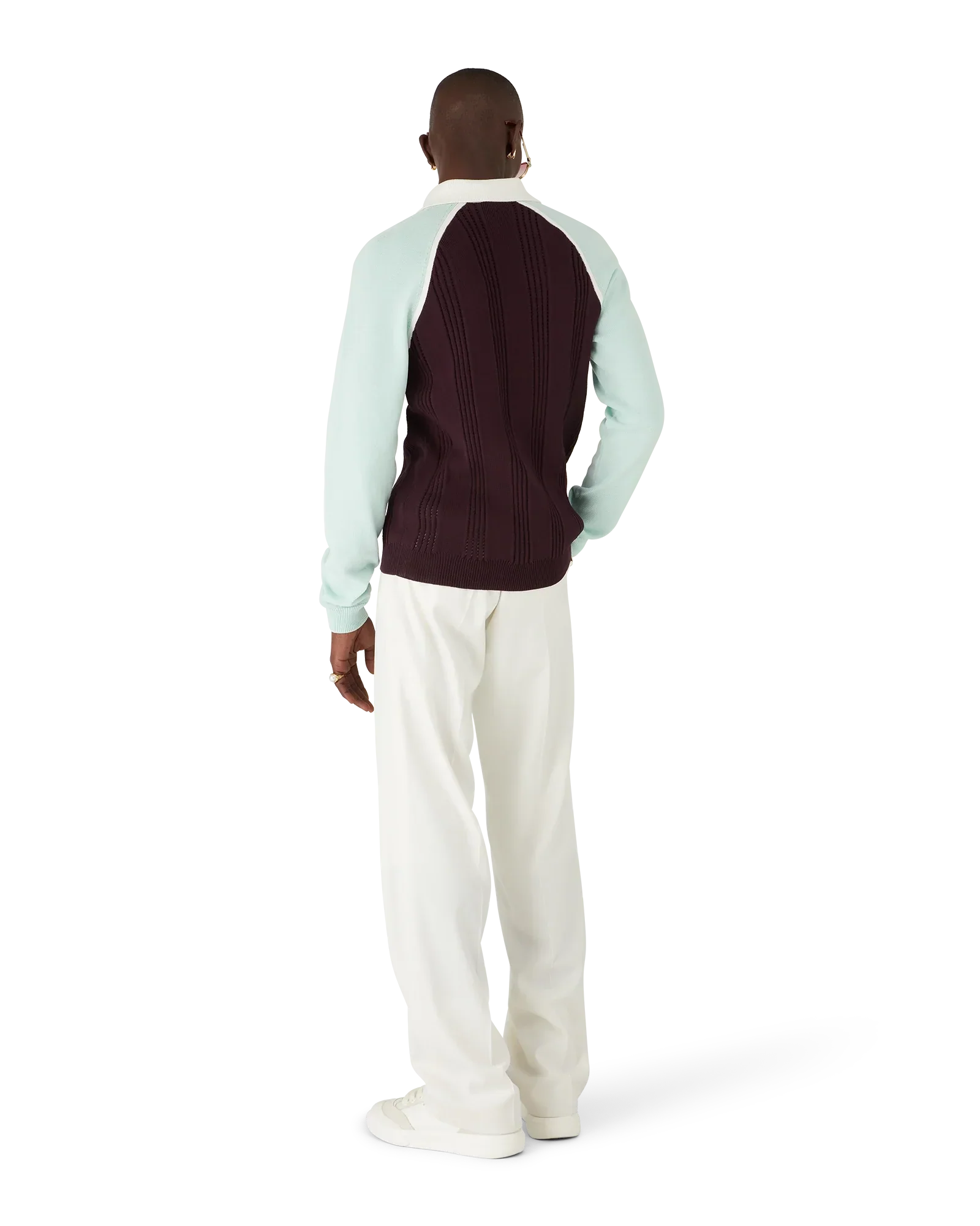Tennis Long Sleeve Polo | Casablanca Paris | Image 3