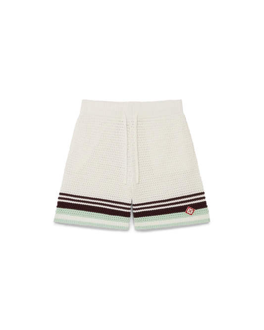 Tennis Cotton Crochet Shorts | Casablanca Paris | Image 1