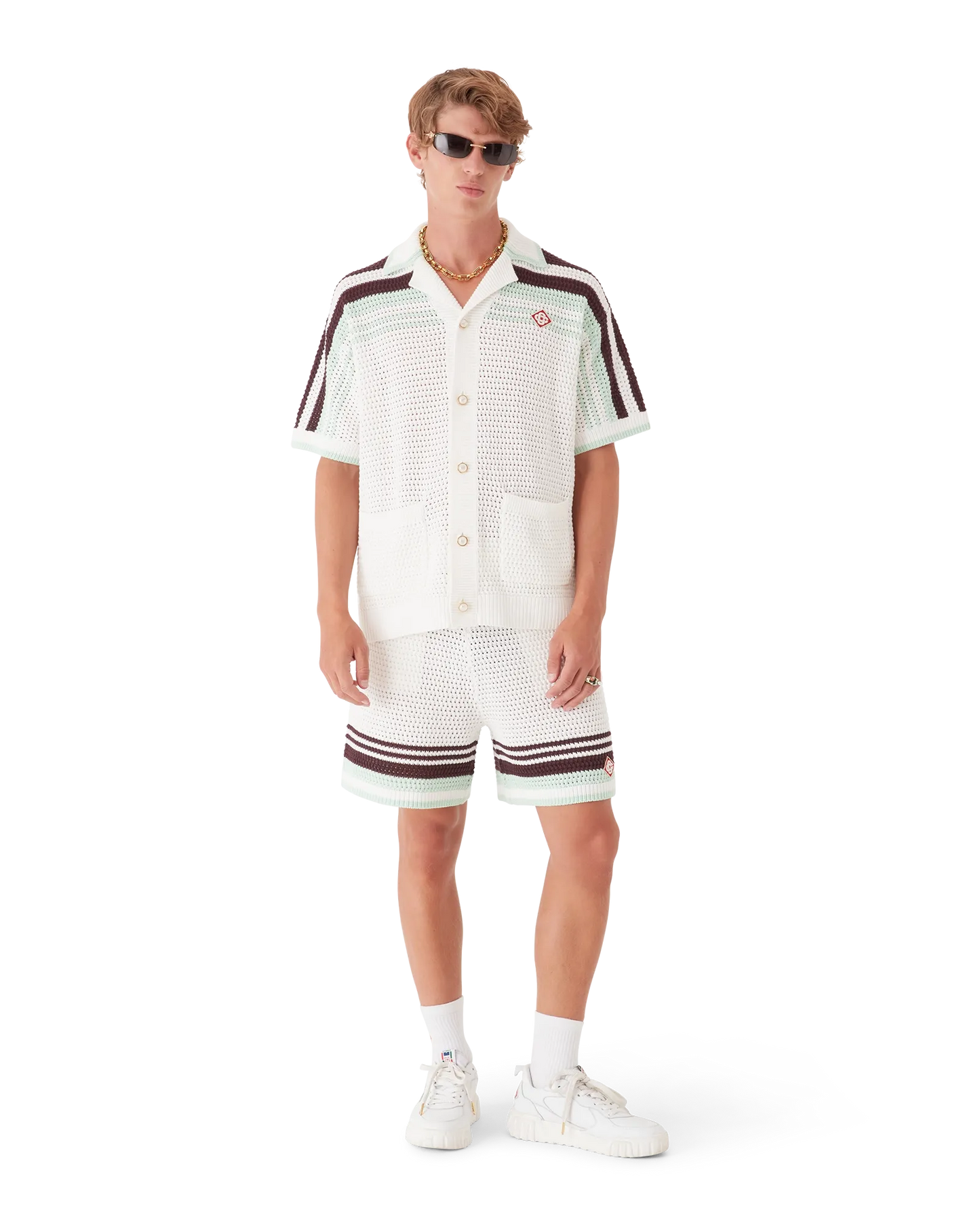 Tennis Cotton Crochet Shorts | Casablanca Paris | Image 2