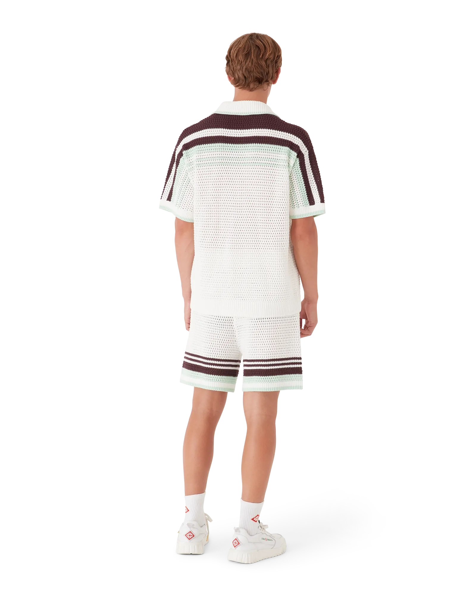 Tennis Cotton Crochet Shorts | Casablanca Paris | Image 3