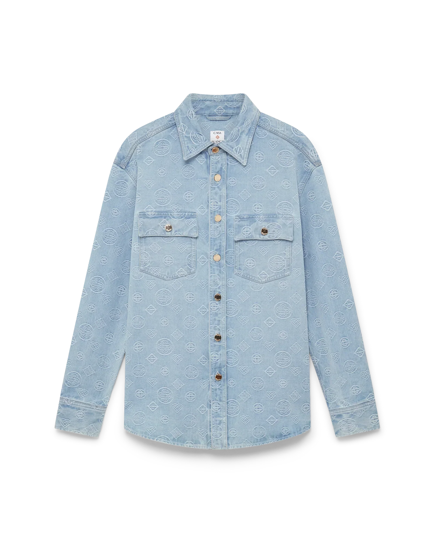 Denim Monogram Shirt | Casablanca Paris | Image 1
