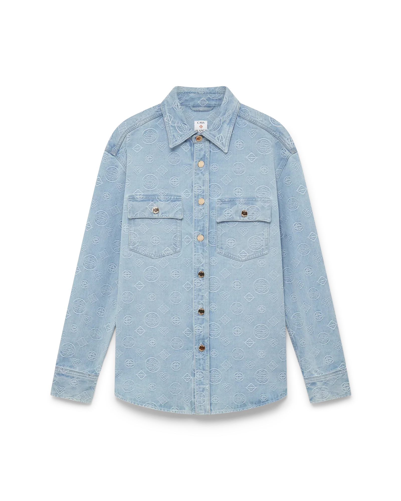 Denim Monogram Shirt | Casablanca Paris | Image 1