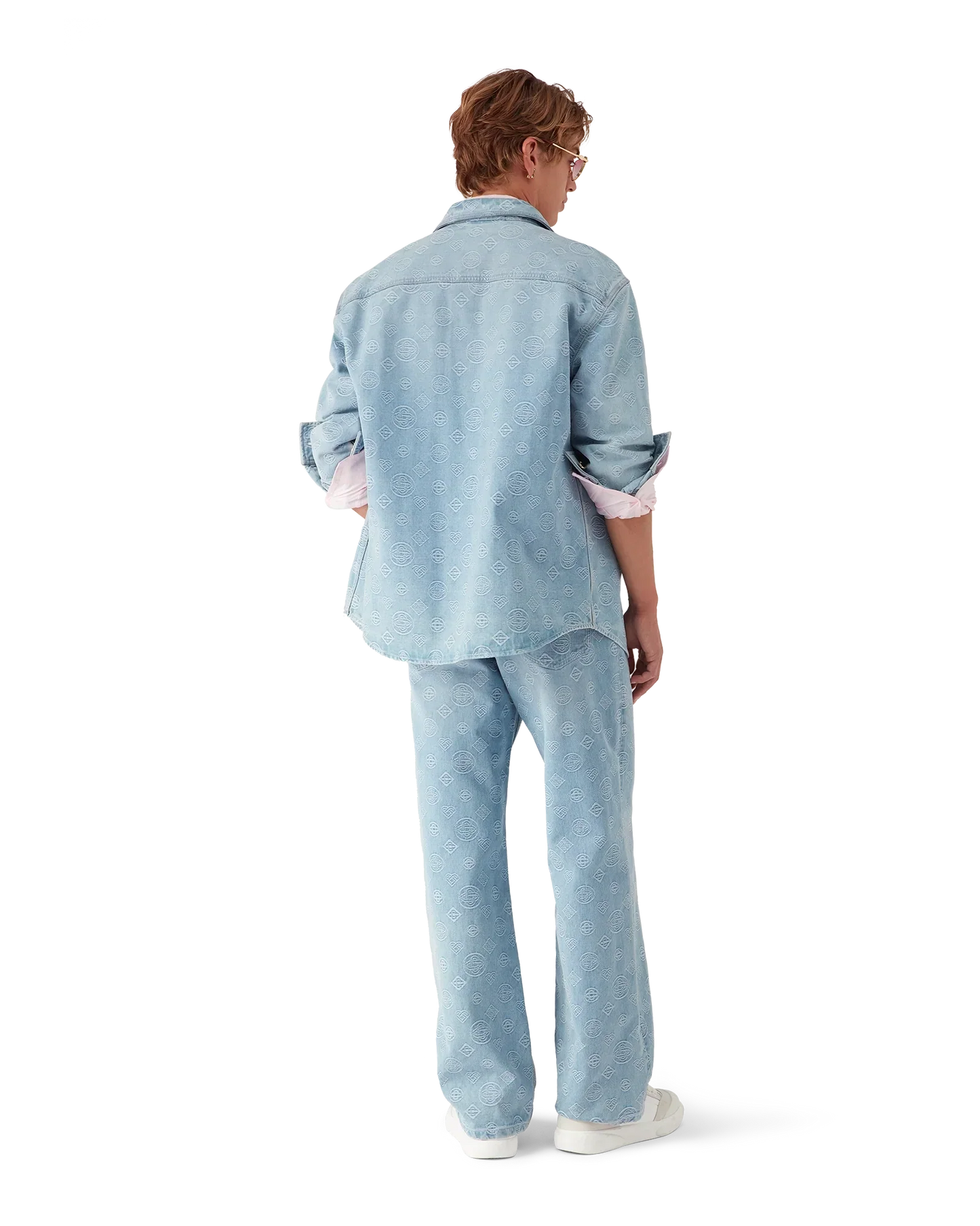 Denim Monogram Shirt | Casablanca Paris | Image 3
