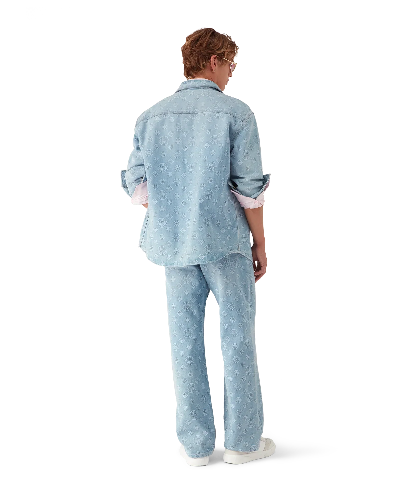 Denim Monogram Shirt | Casablanca Paris | Image 3
