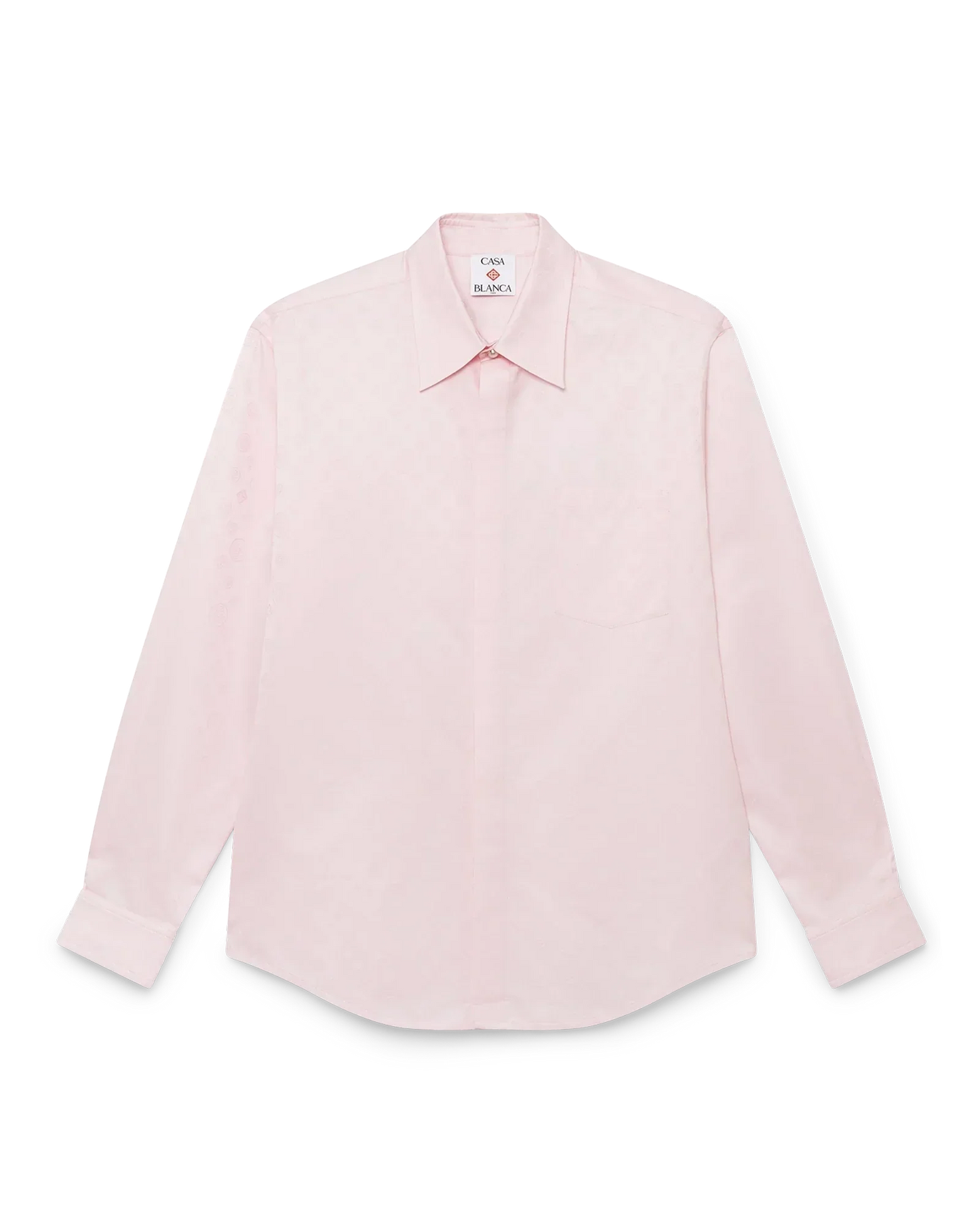Cotton Monogram Long Sleeve Shirt | Casablanca Paris | Image 1