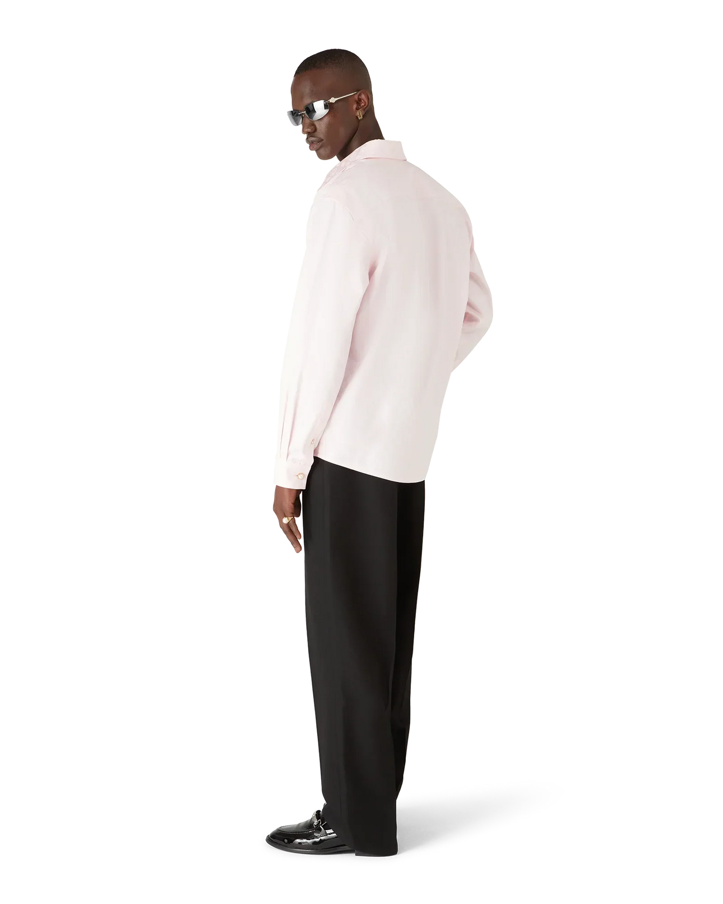 Cotton Monogram Long Sleeve Shirt | Casablanca Paris | Image 3