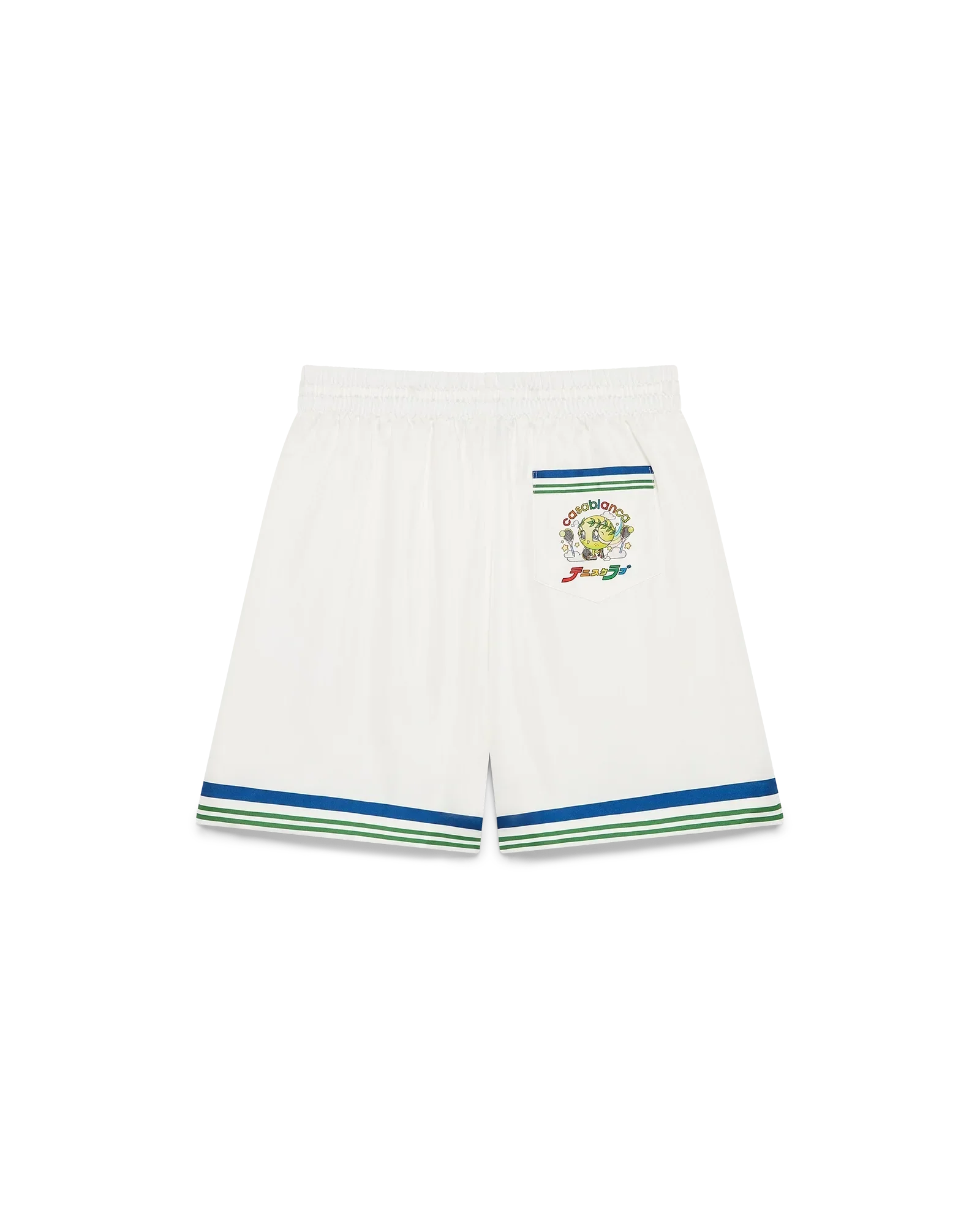 Tennis Club Icon Silk Twill Shorts | Casablanca Paris | Image 1