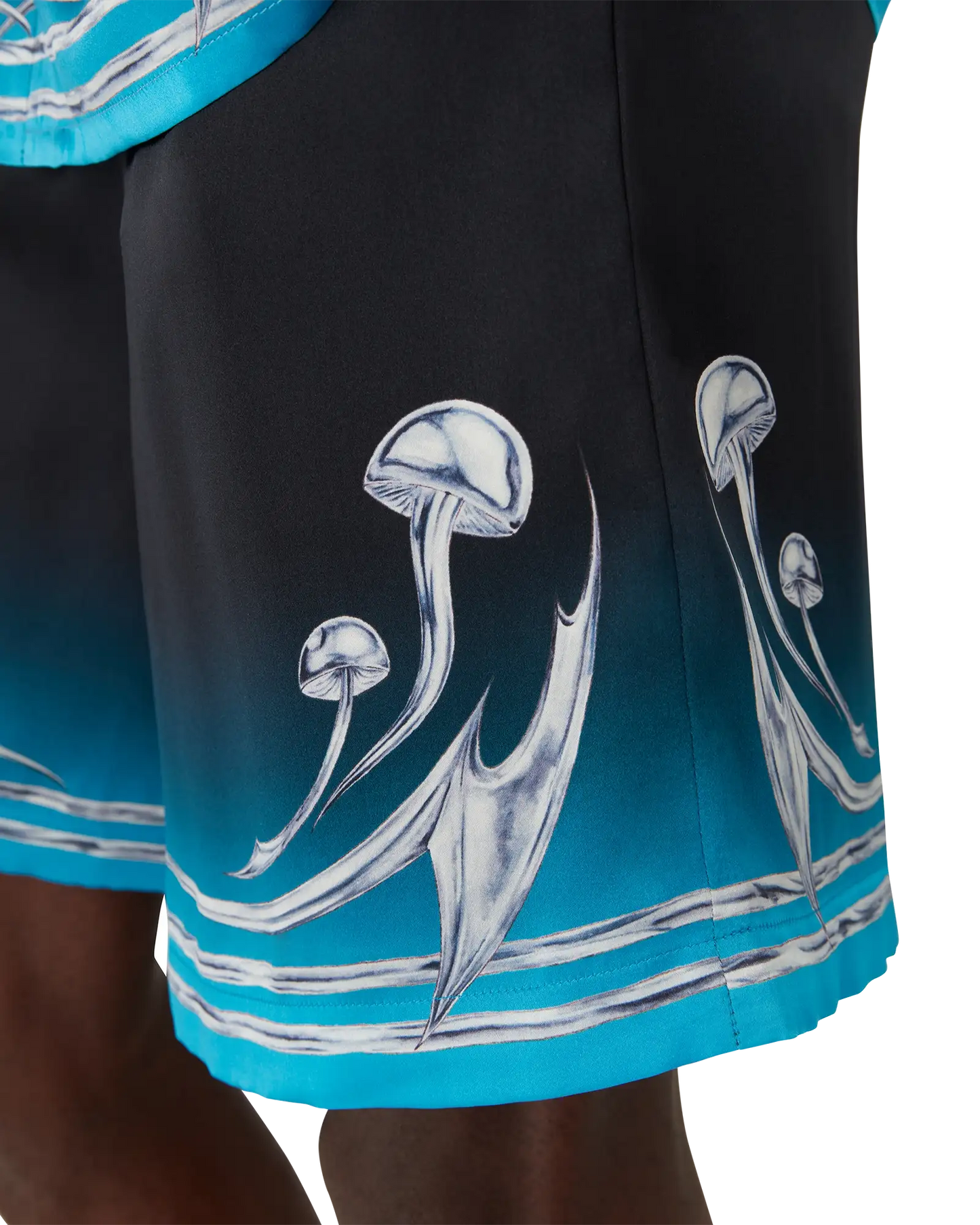 Blades Silk Satin Shorts | Casablanca Paris | Image 5