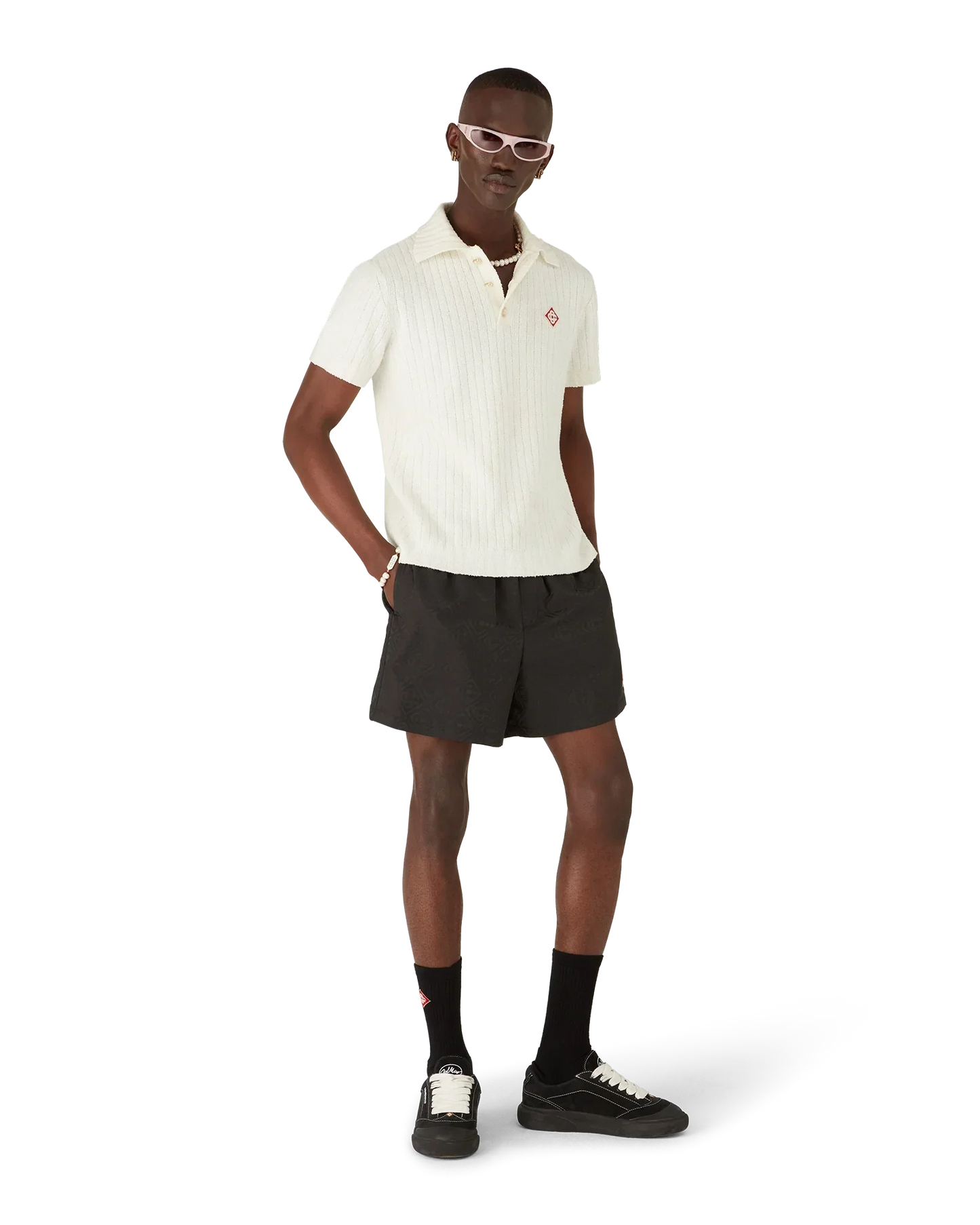 Monogram Jacquard Swim Shorts | Casablanca Paris | Image 2