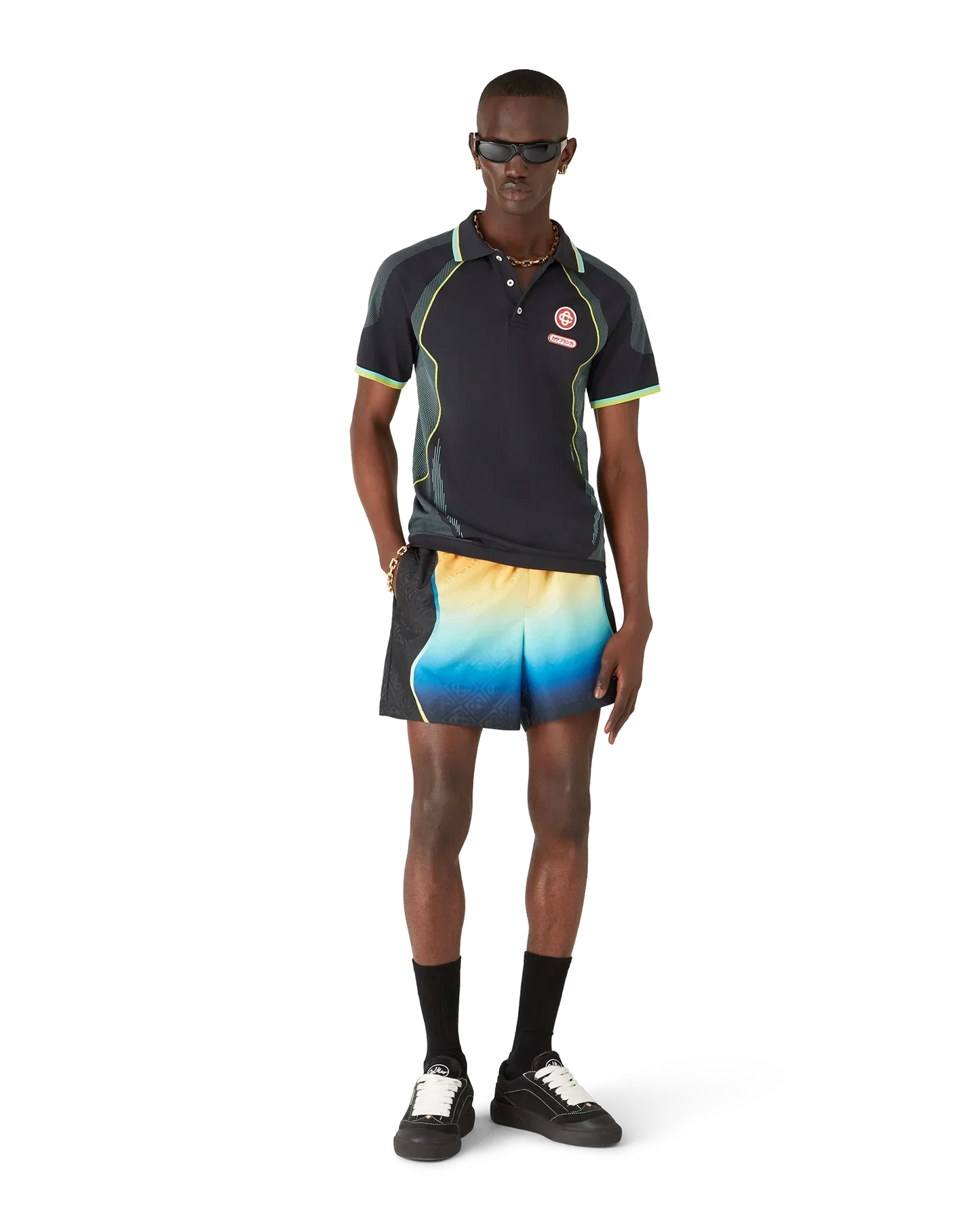 Gradient Jacquard Swim Shorts | Casablanca Paris | Image 2
