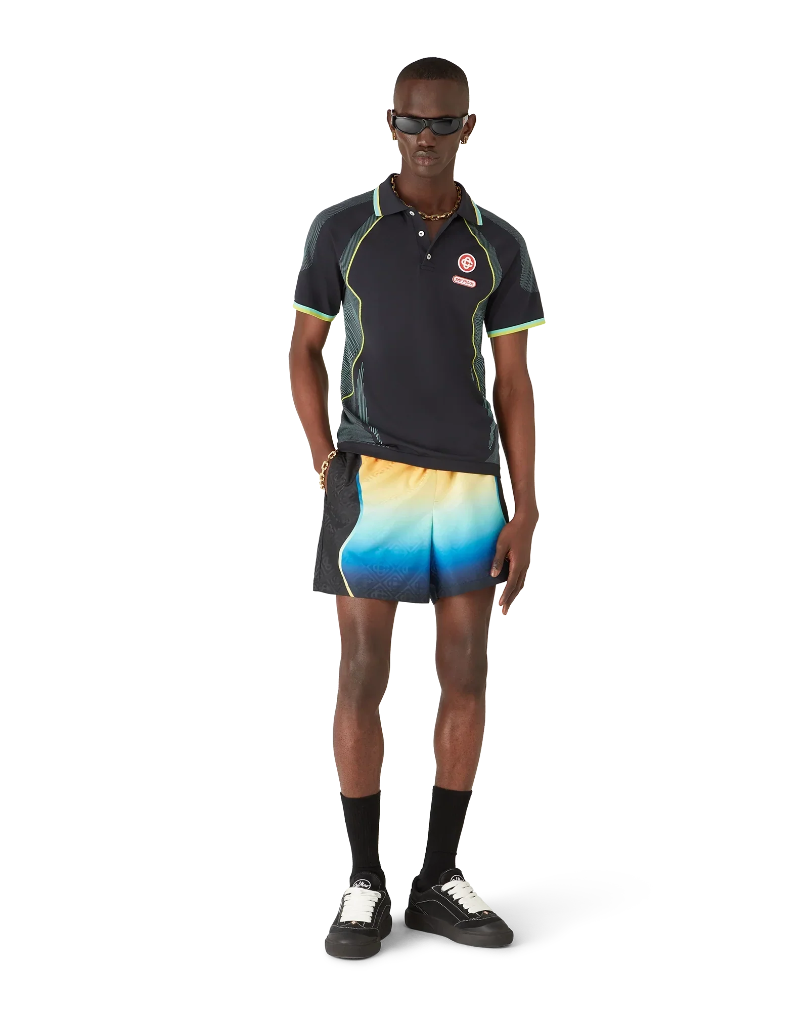 Gradient Jacquard Swim Shorts | Casablanca Paris | Image 2