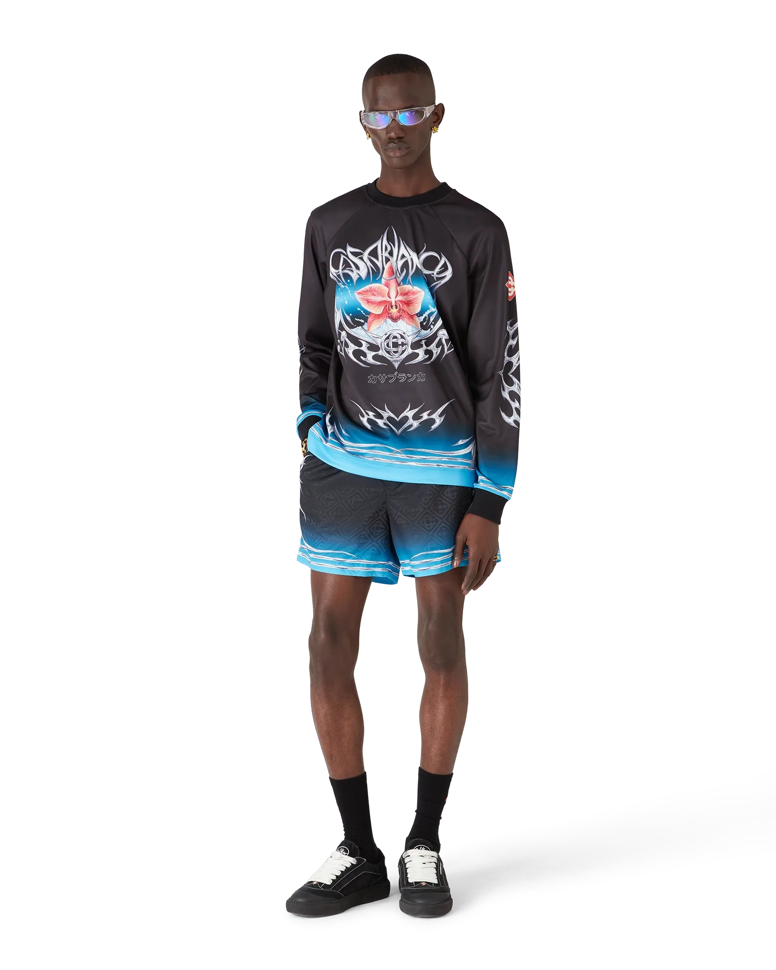 Blades Jacquard Swim Shorts | Casablanca Paris | Image 2