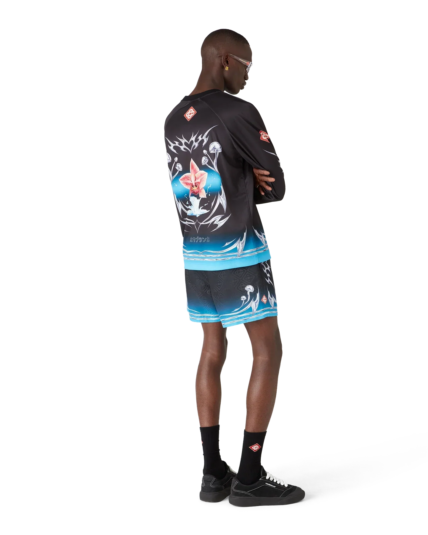 Blades Jacquard Swim Shorts | Casablanca Paris | Image 3