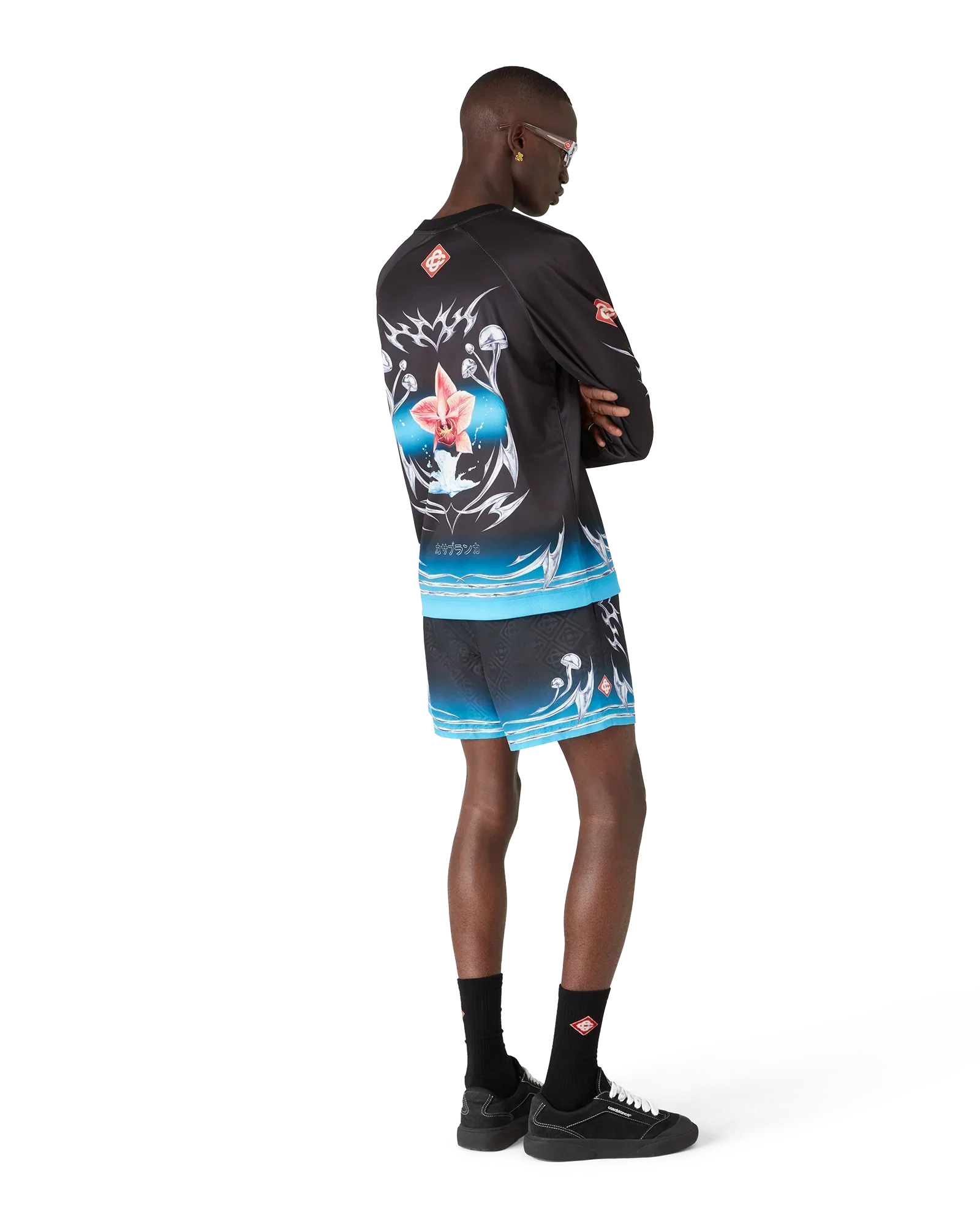 Blades Jacquard Swim Shorts | Casablanca Paris | Image 3