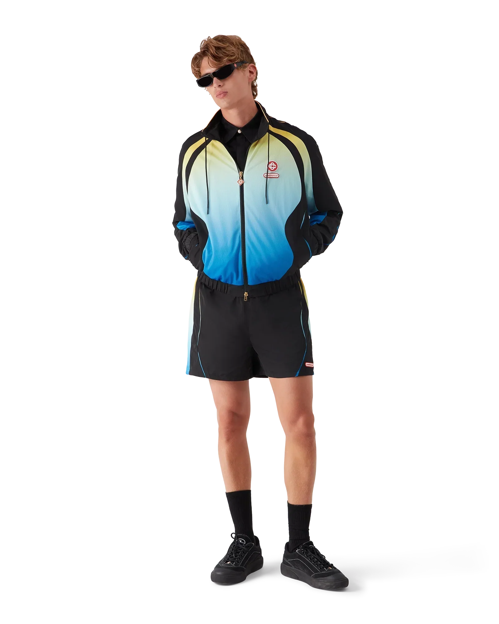 Gradient Football Shorts | Casablanca Paris | Image 2