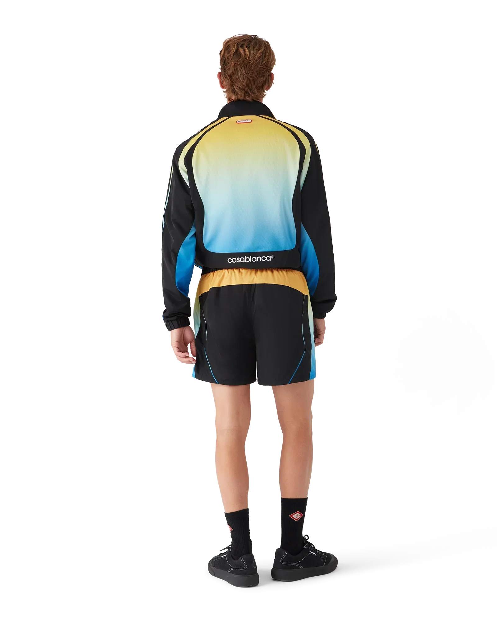Gradient Football Shorts | Casablanca Paris | Image 3