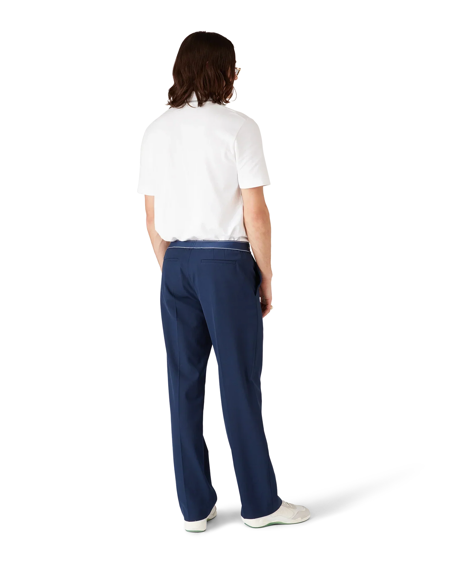 Laurel Pique Short Sleeve Polo Shirt | Casablanca Paris | Image 3