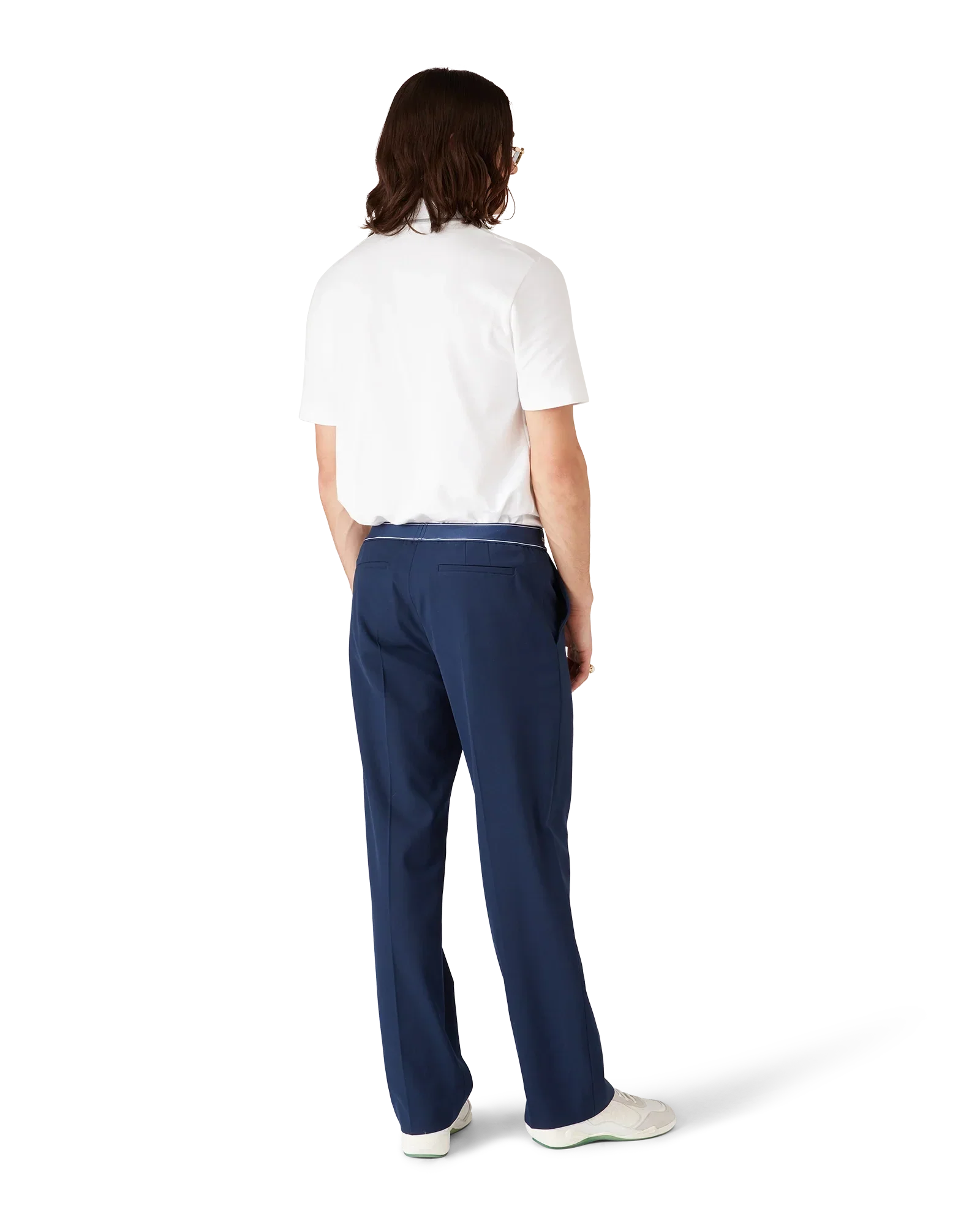 Laurel Pique Short Sleeve Polo Shirt | Casablanca Paris | Image 3