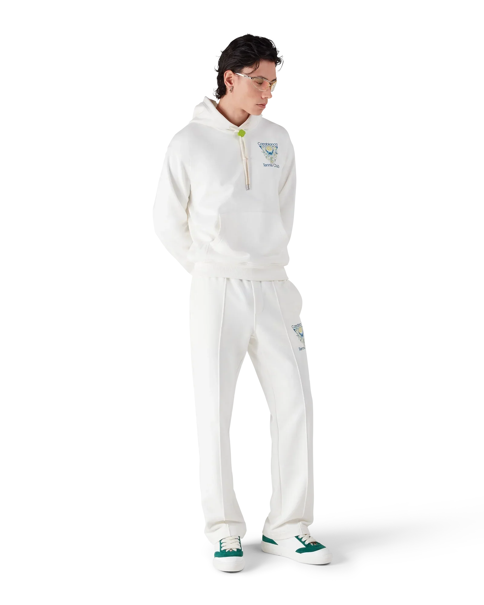 Tennis Club Icon Hooded Sweatshirt | Casablanca Paris | Image 2