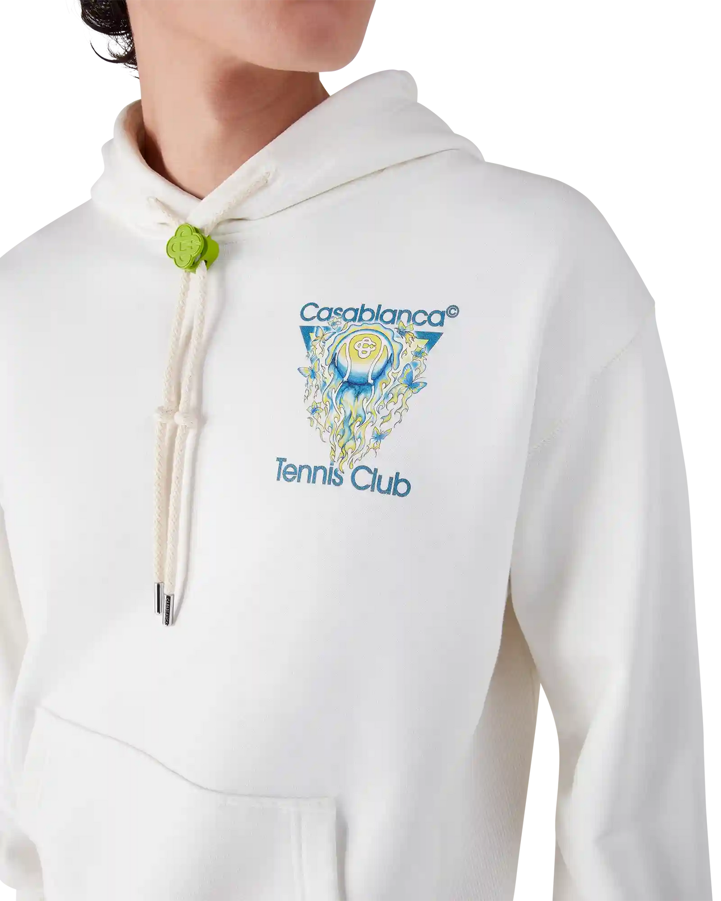 Tennis Club Icon Hooded Sweatshirt | Casablanca Paris | Image 5