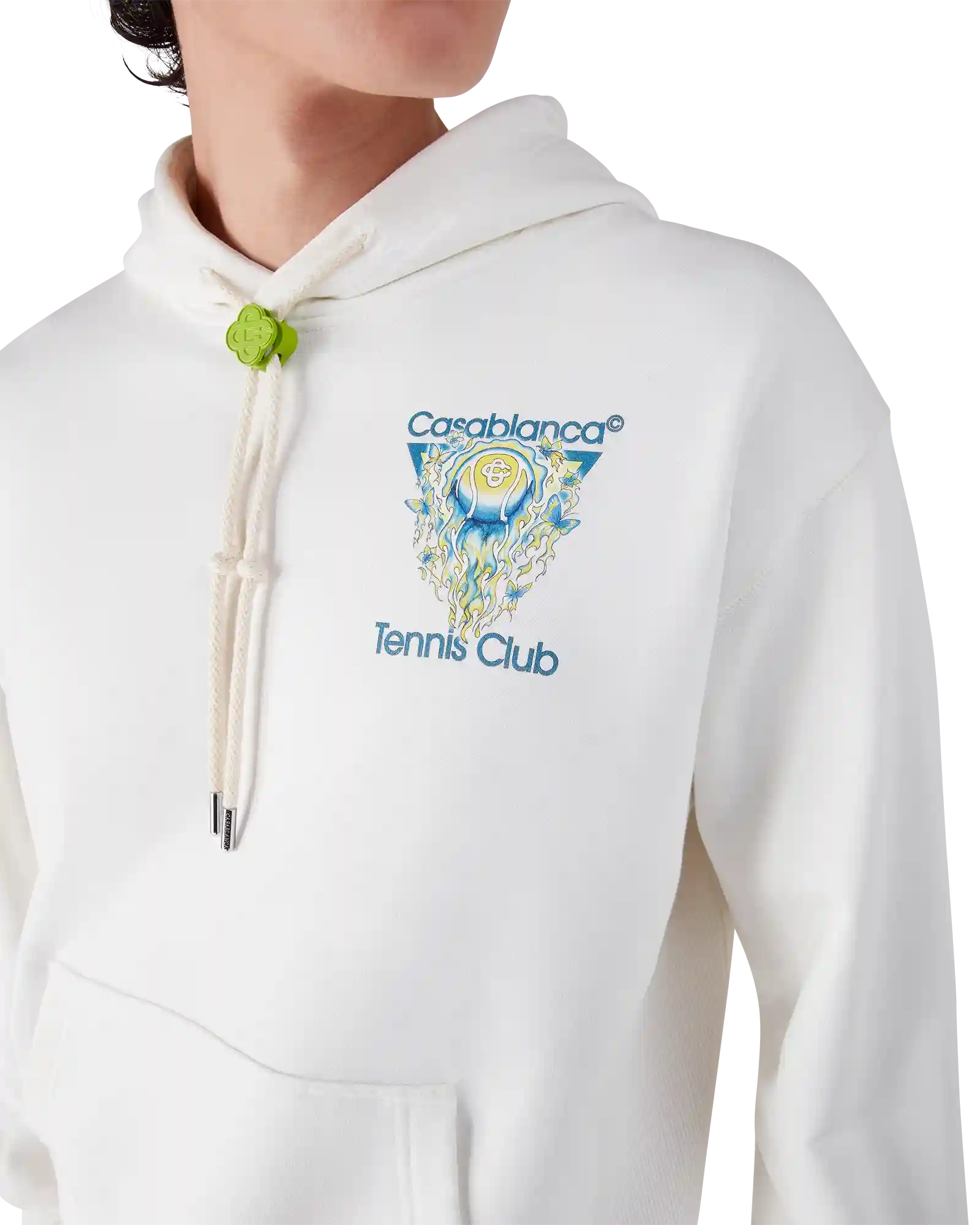 Tennis Club Icon Hooded Sweatshirt | Casablanca Paris | Image 5