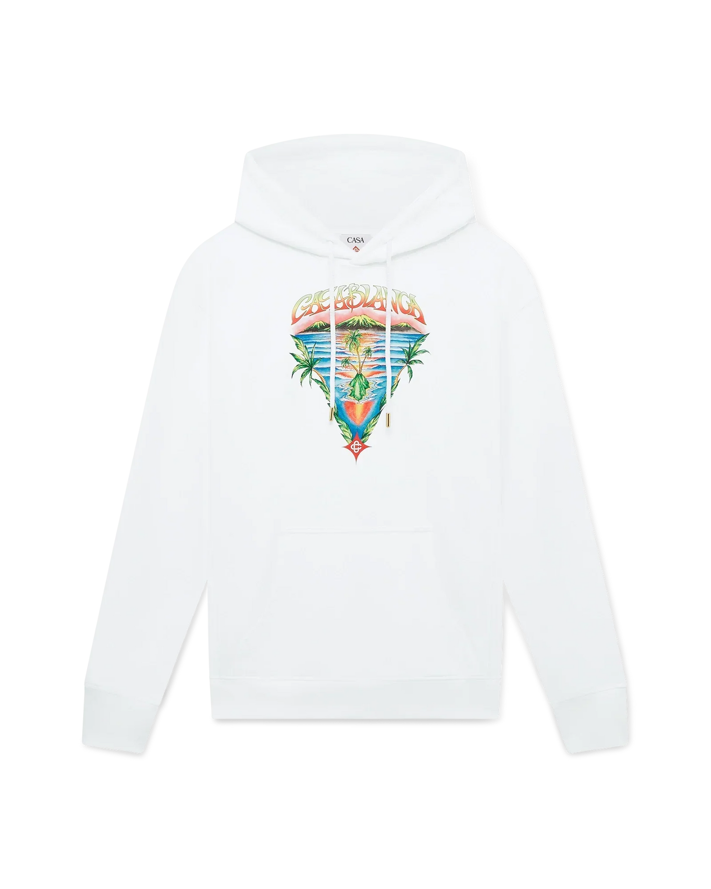 Innocence Triangle Long Sleeve Hooded Sweatshirt | Casablanca Paris | Image 1