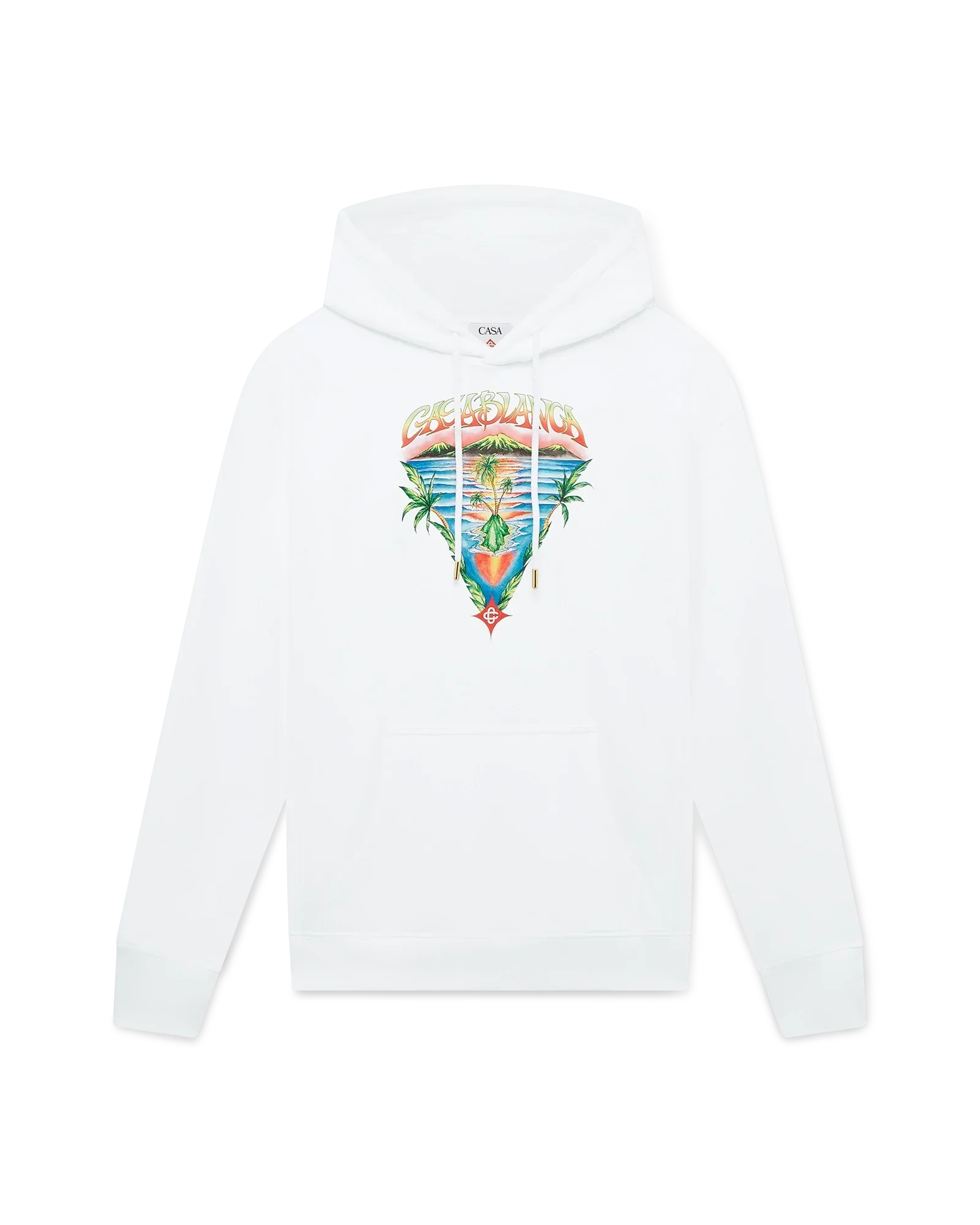 Innocence Triangle Long Sleeve Hooded Sweatshirt | Casablanca Paris | Image 1