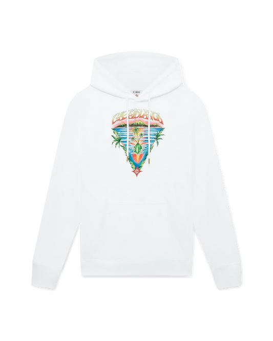 Innocence Triangle Long Sleeve Hooded Sweatshirt | Casablanca Paris | Image 1