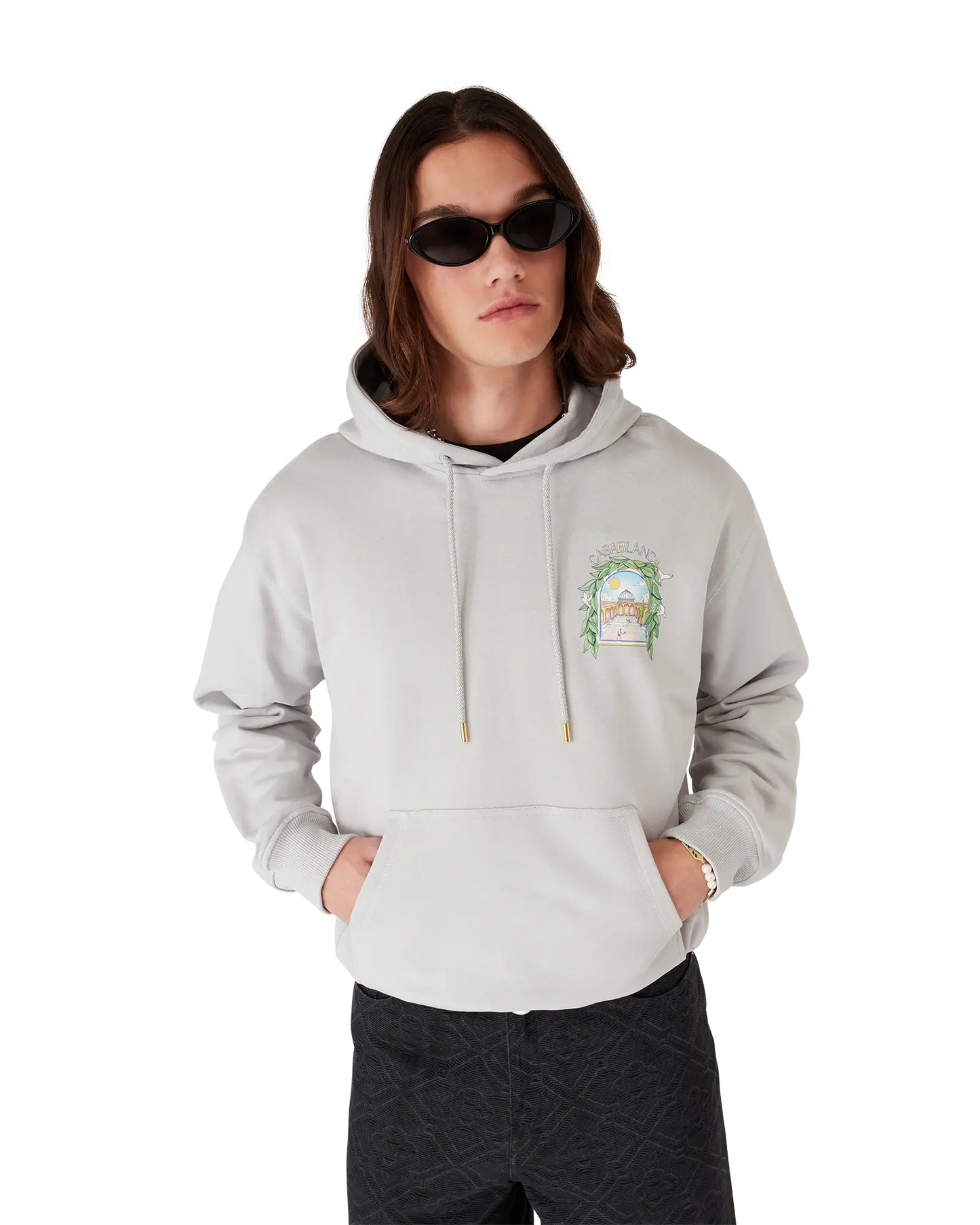 L'Arche Hooded Sweatshirt | Casablanca Paris | Image 4
