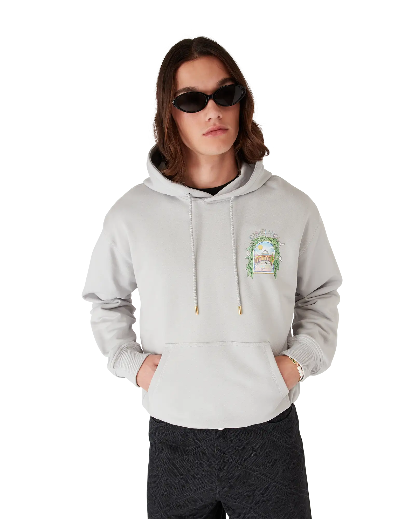 L'Arche Hooded Sweatshirt | Casablanca Paris | Image 4