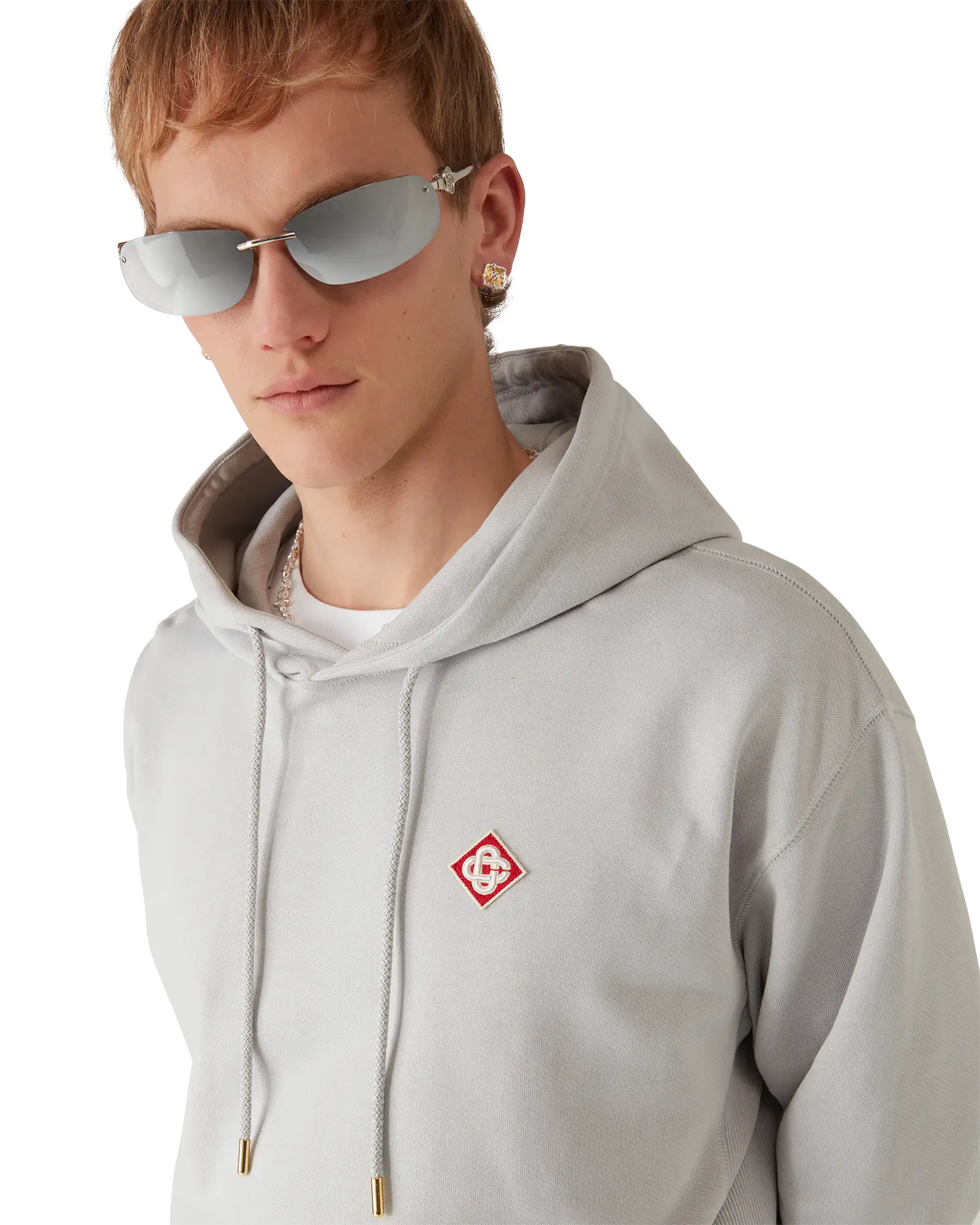 Diamond Logo Hooded Sweatshirt | Casablanca Paris | Image 5