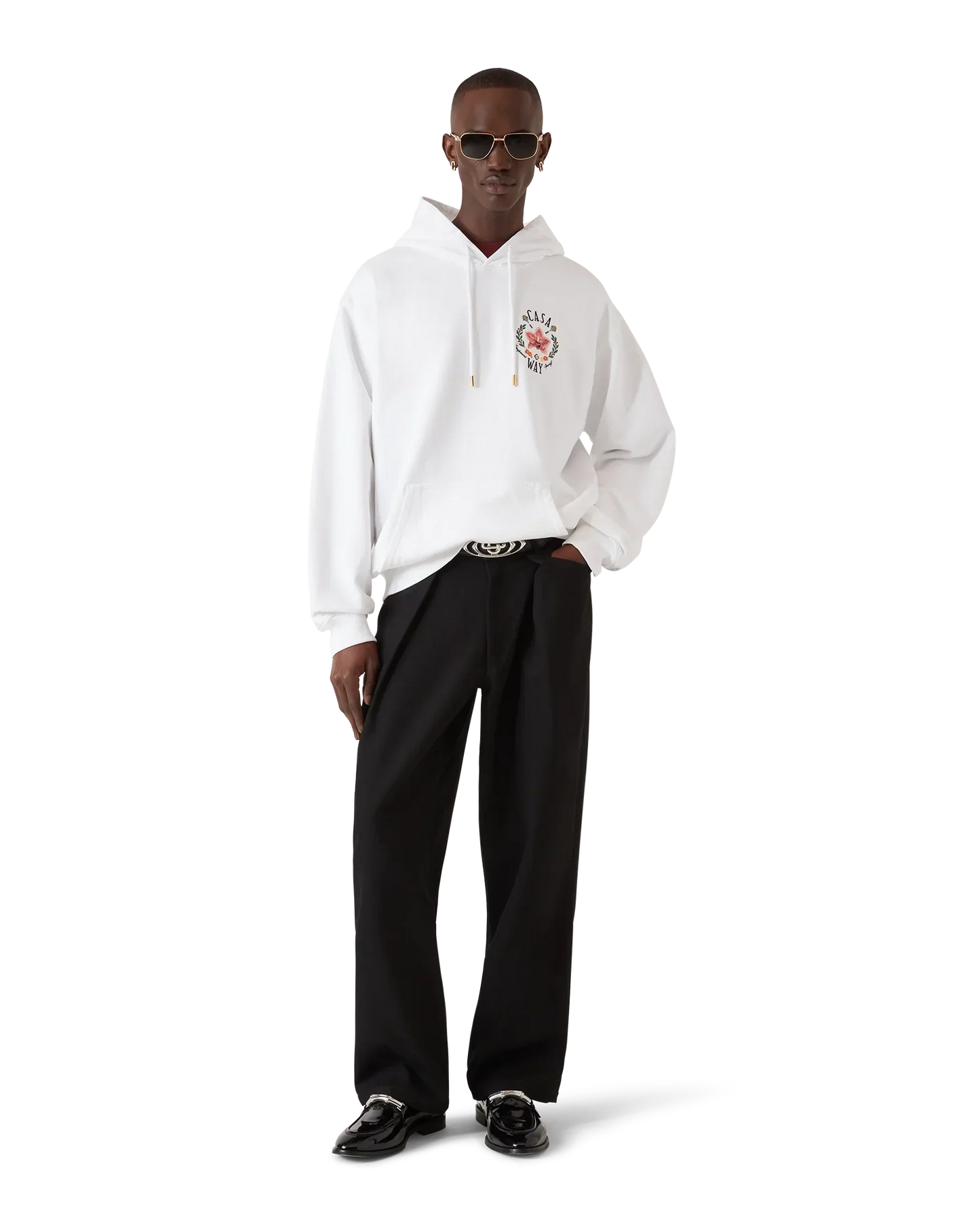 Casa Way Orchid Hooded Sweatshirt | Casablanca Paris | Image 2