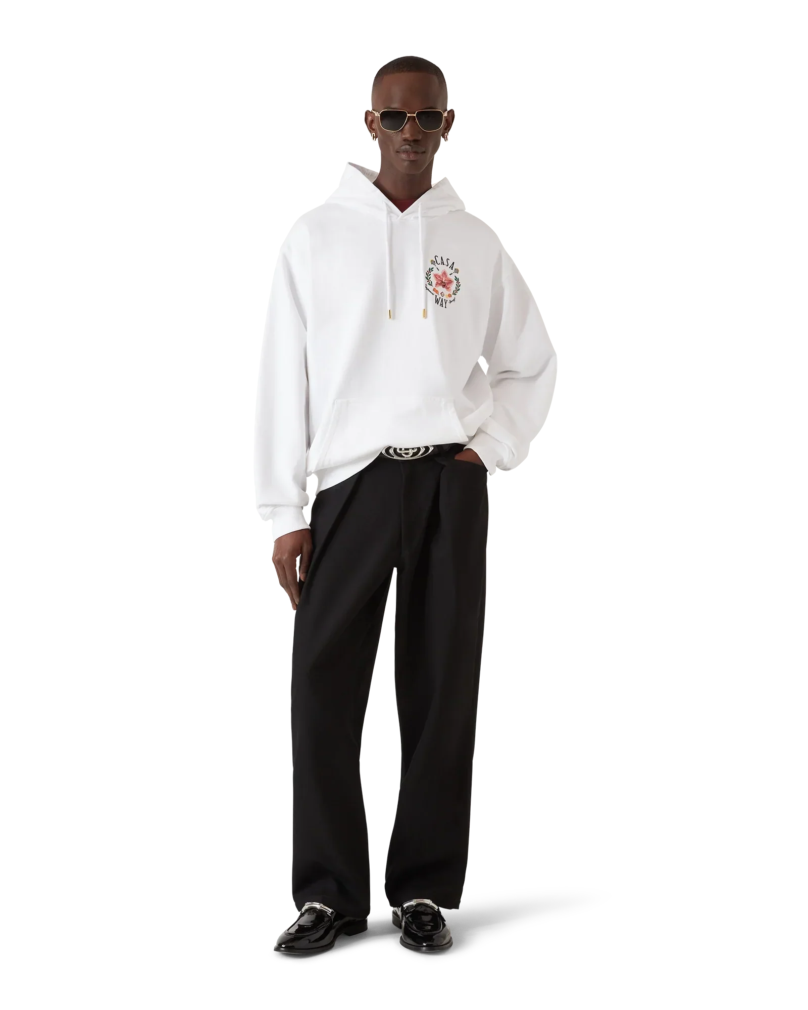 Casa Way Orchid Hooded Sweatshirt | Casablanca Paris | Image 2