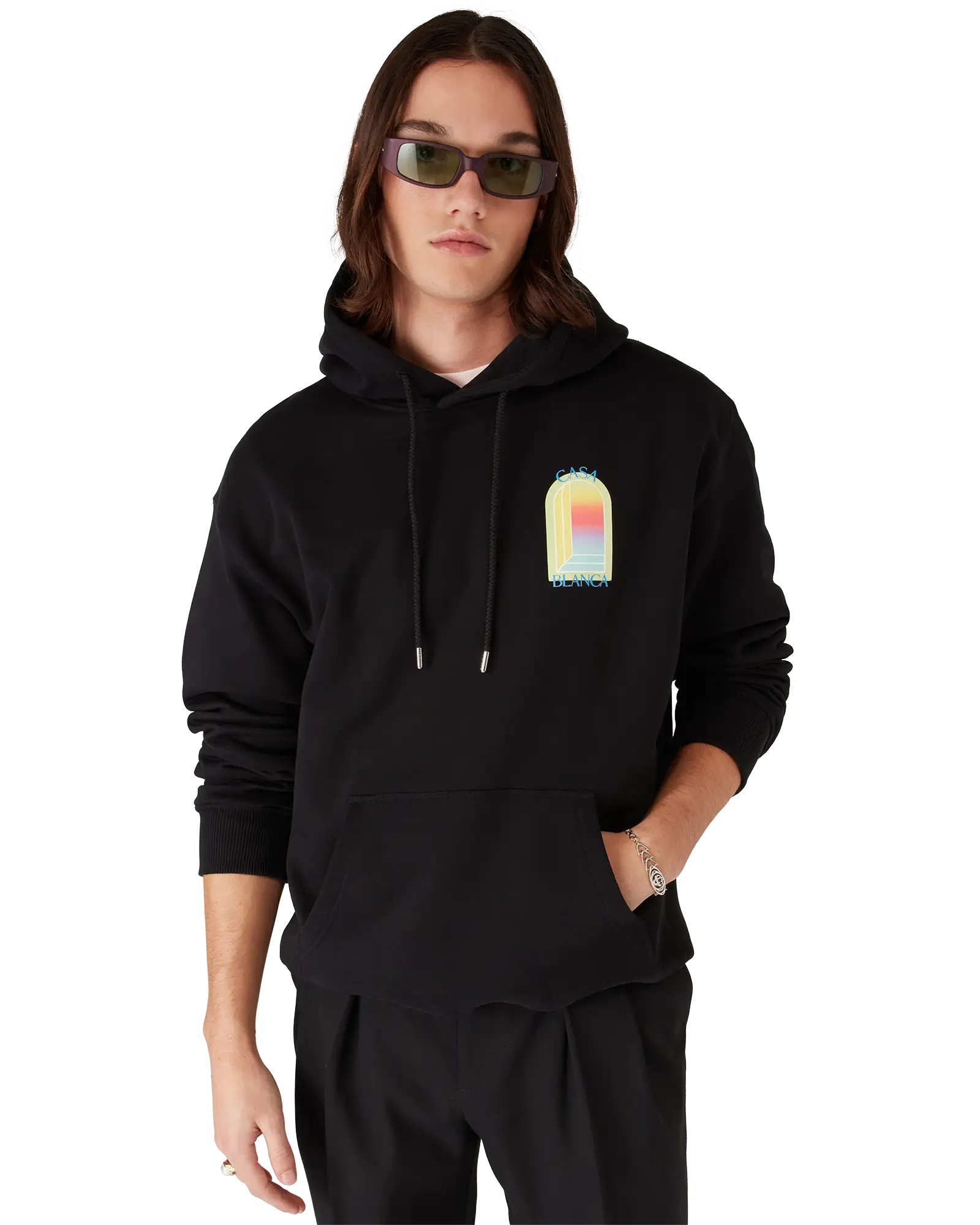 Gradient Arch Hooded Sweatshirt | Casablanca Paris | Image 5